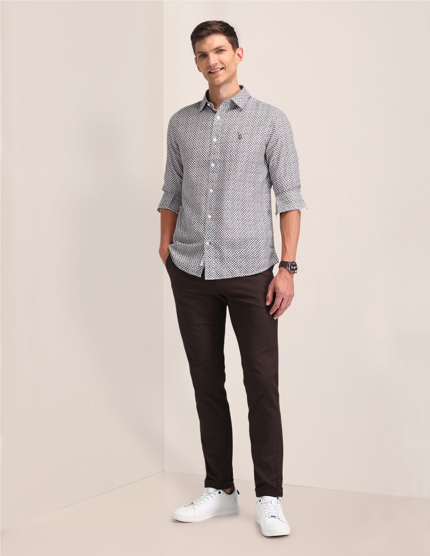 U.S. Polo Assn. All Over Digital Print Shirt