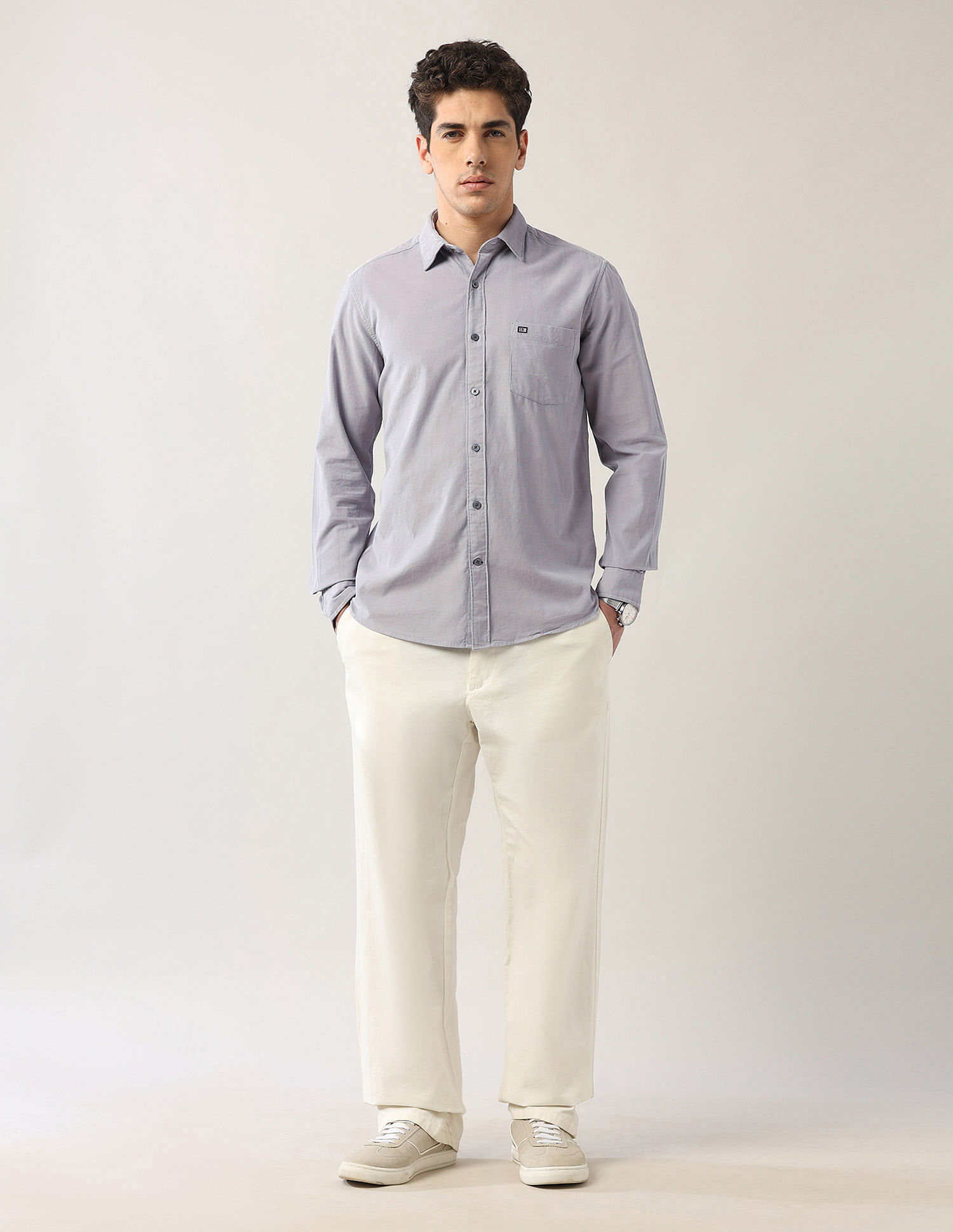 Arrow Sport Pure Cotton Corduroy Shirt