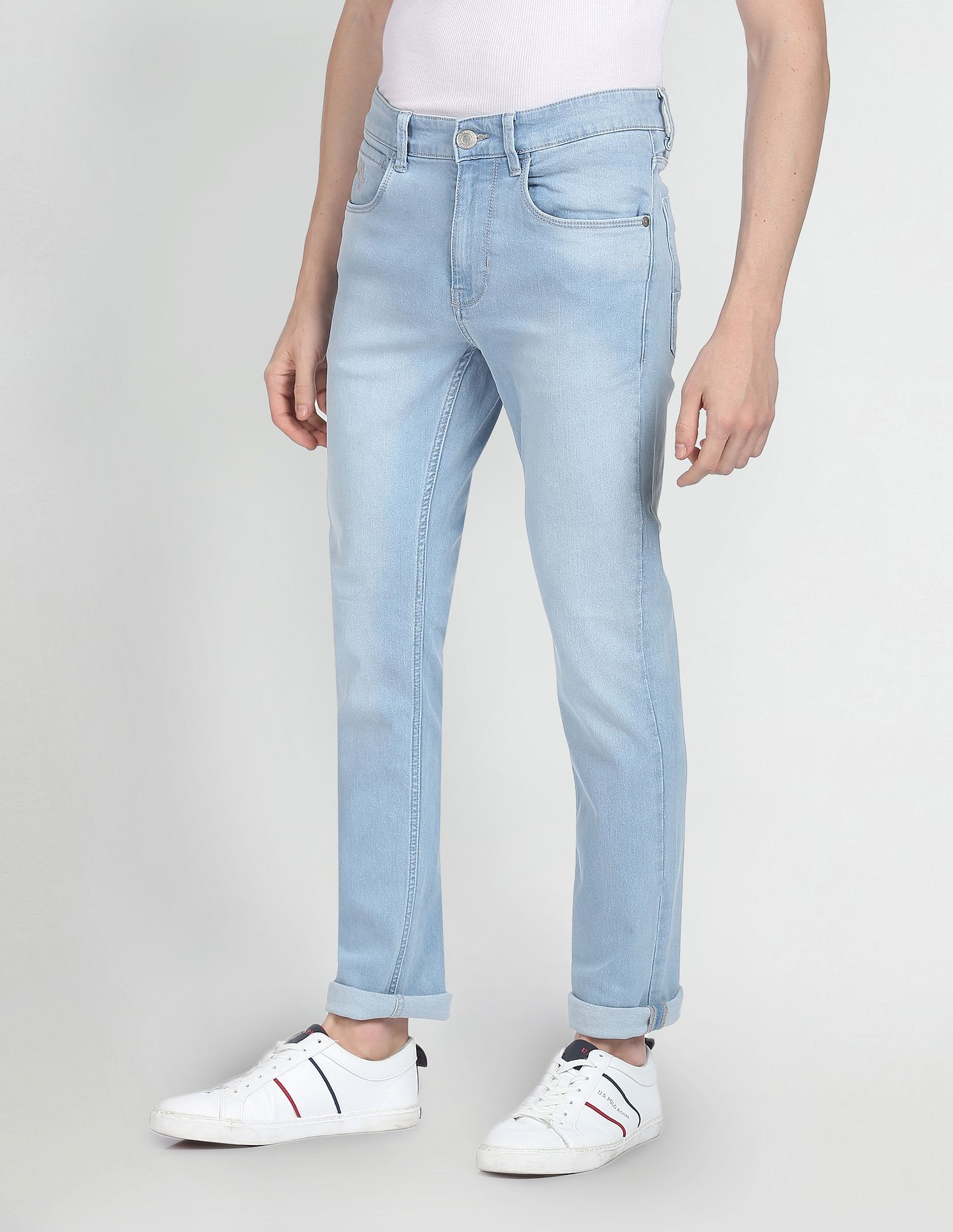 U.S. Polo Assn. Denim Co. Brandon Slim Tapered Fit Blue Jeans