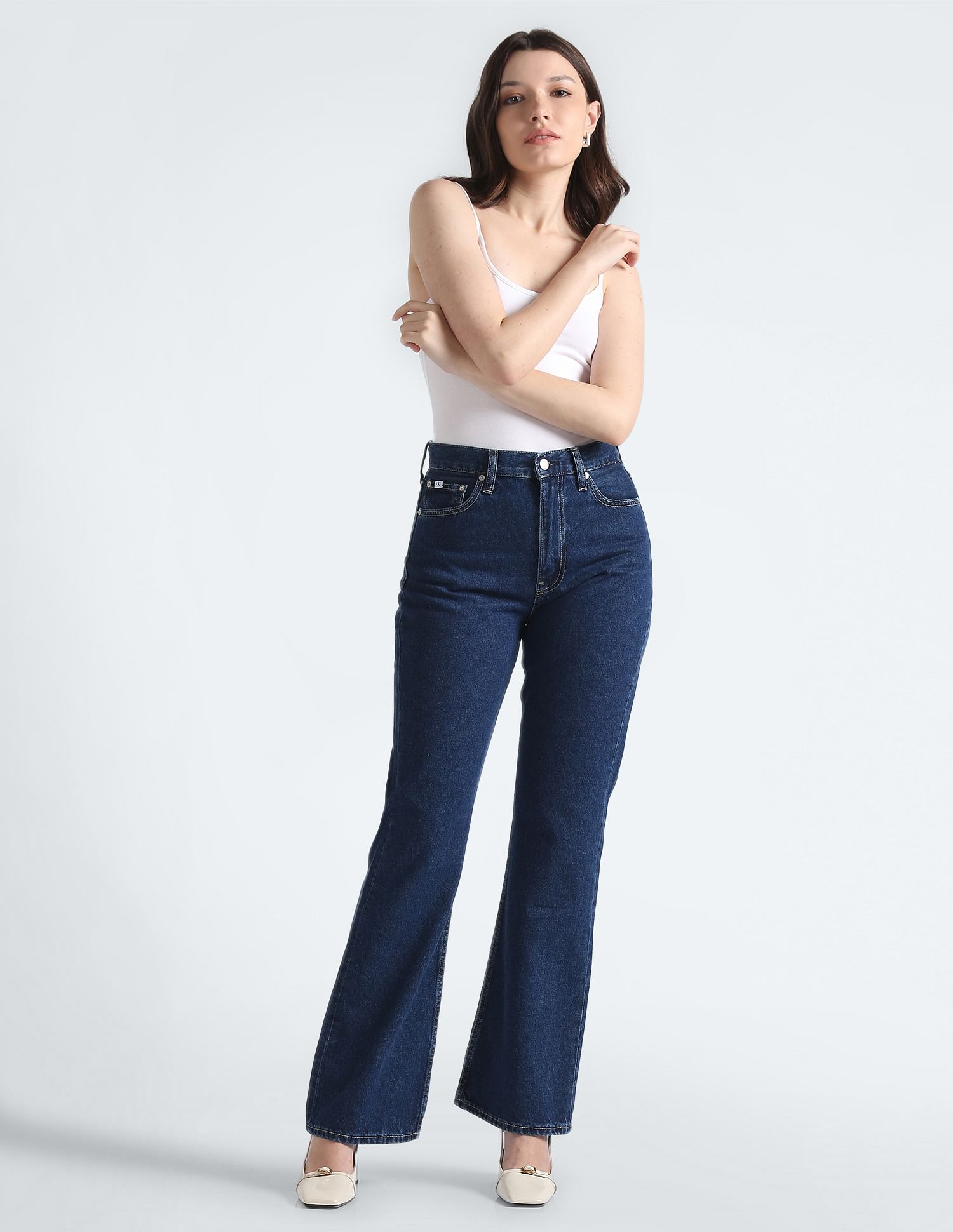 Calvin Klein Jeans Authentic Bootcut Fit Rinsed Jeans
