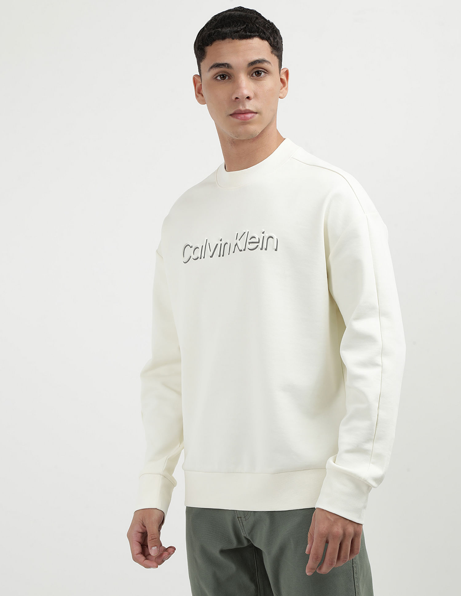 Calvin Klein Jeans Monogram Comfort Slim Fit Sweatshirt