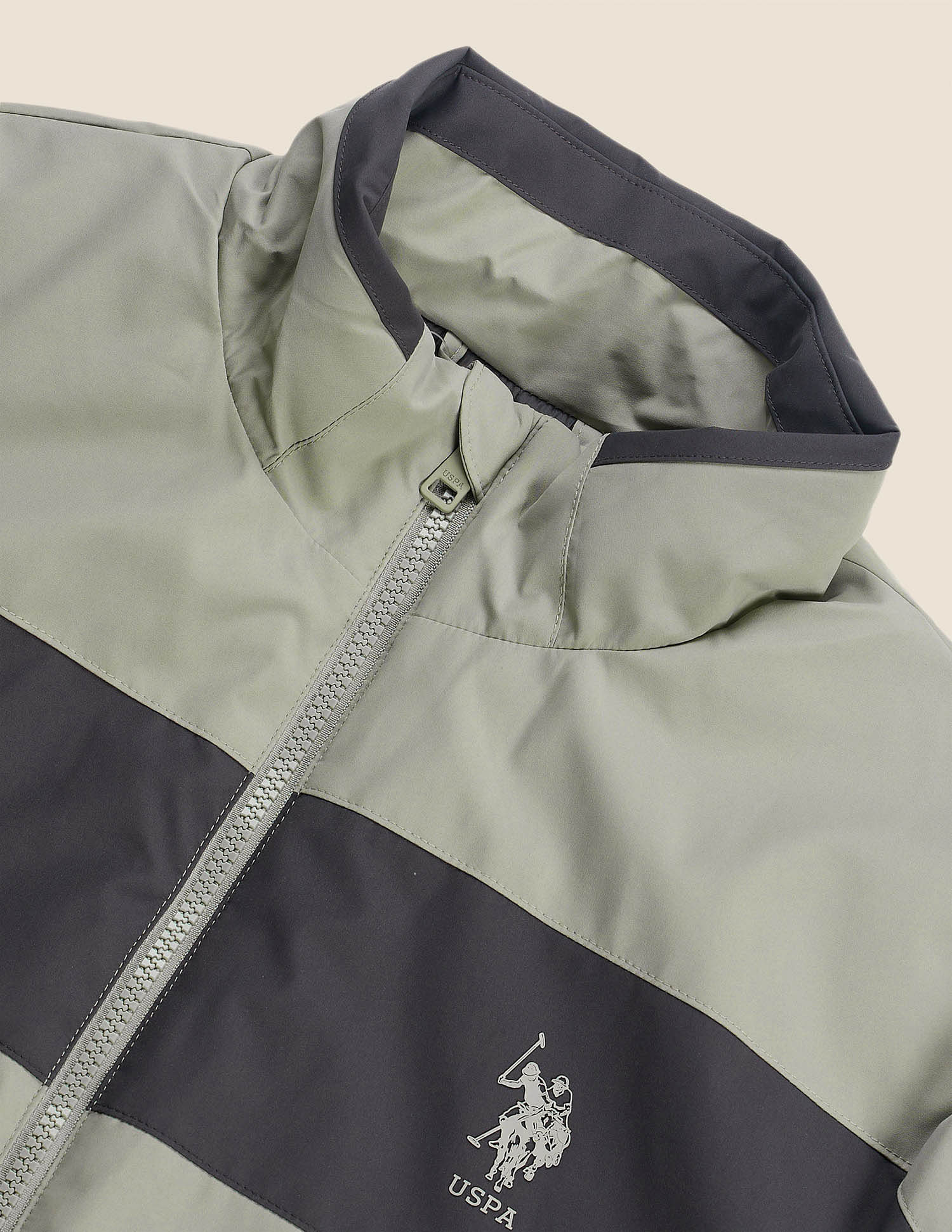 U.S. Polo Assn. Colourblocked Regular Fit Jacket