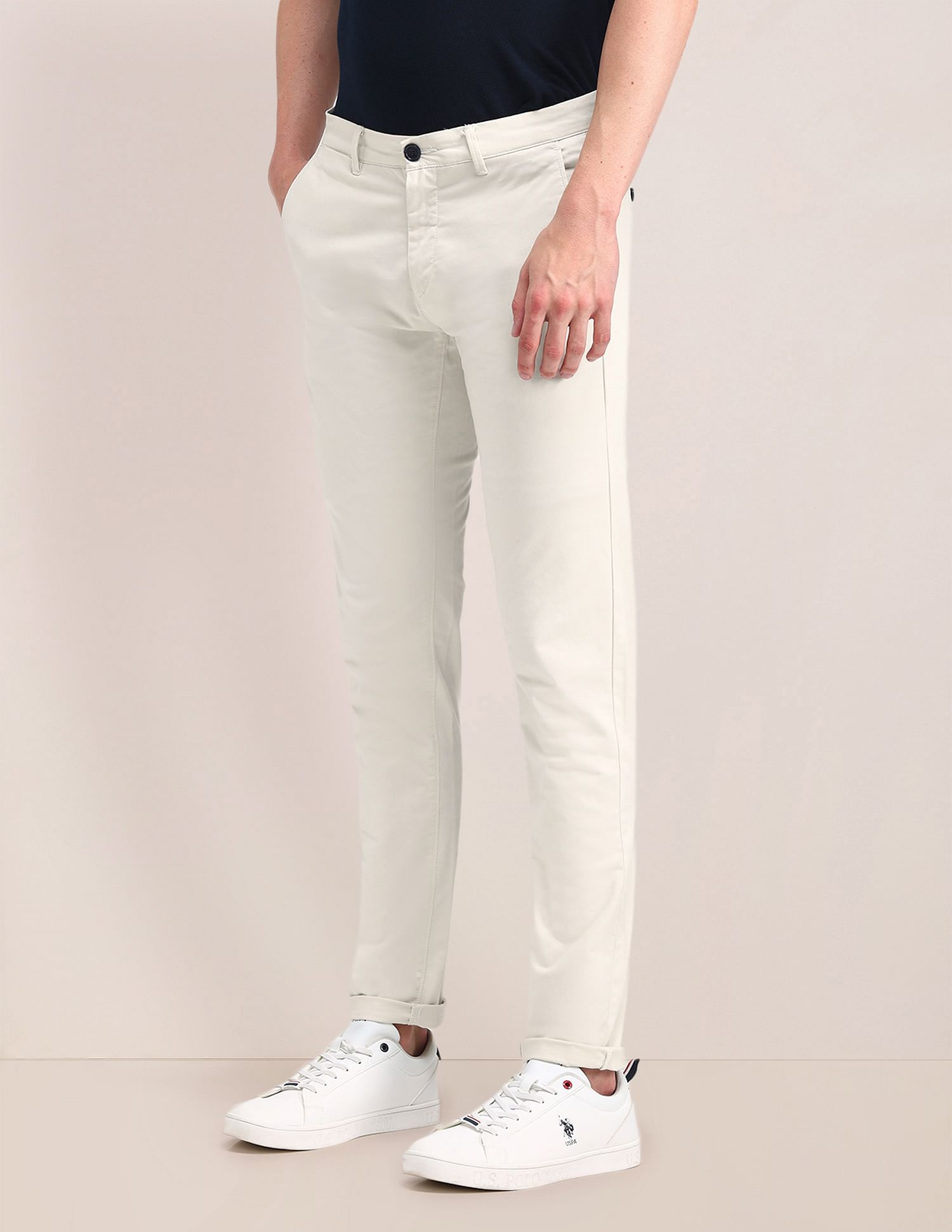 U.S. Polo Assn. Mid Rise Regular Fit Trousers