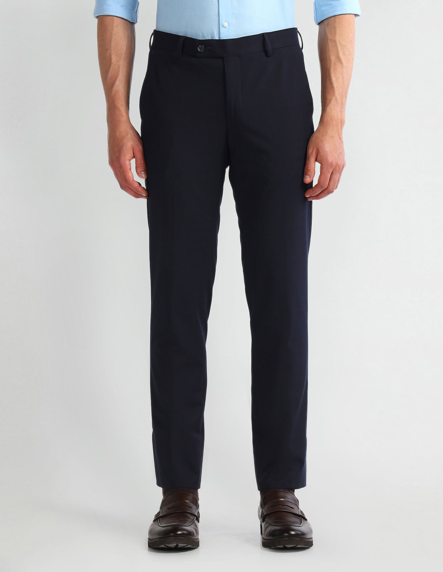 Arrow Mid Rise Tapered Fit Trousers