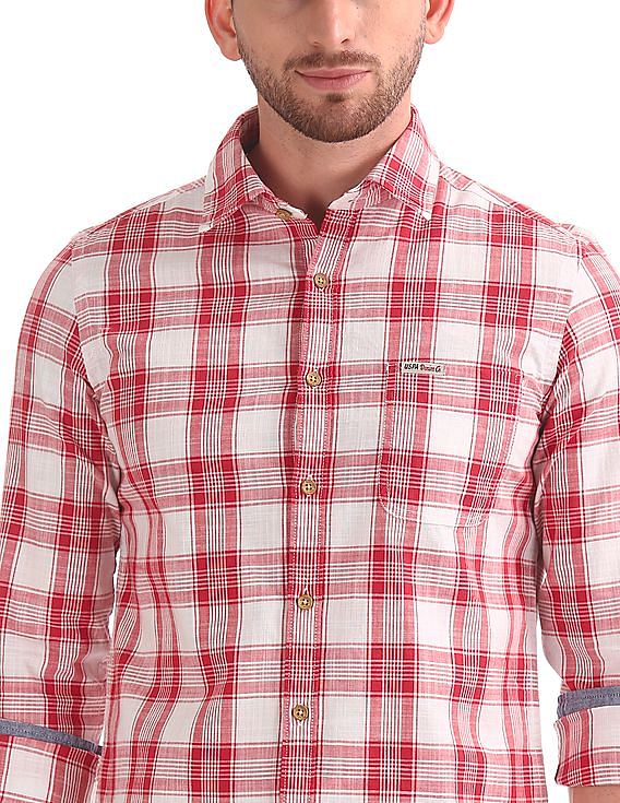 U.S. Polo Assn. Denim Co. Long Sleeve Check Shirt