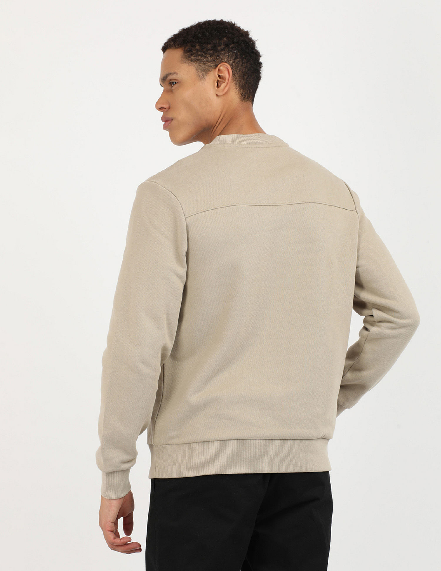 Calvin Klein Jeans Embroidered Logo Crew Neck Sweatshirt