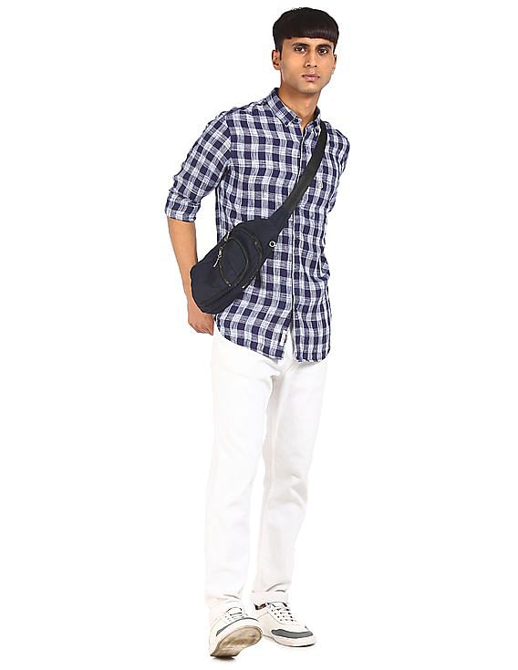 U.S. Polo Assn. Button Down Collar Linen Casual Shirt