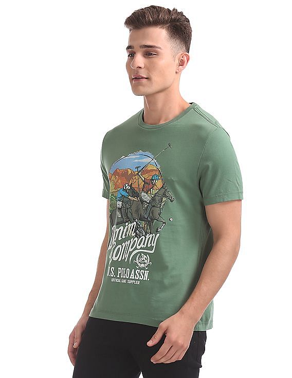 U.S. Polo Assn. Denim Co. Muscle Fit Printed T-Shirt