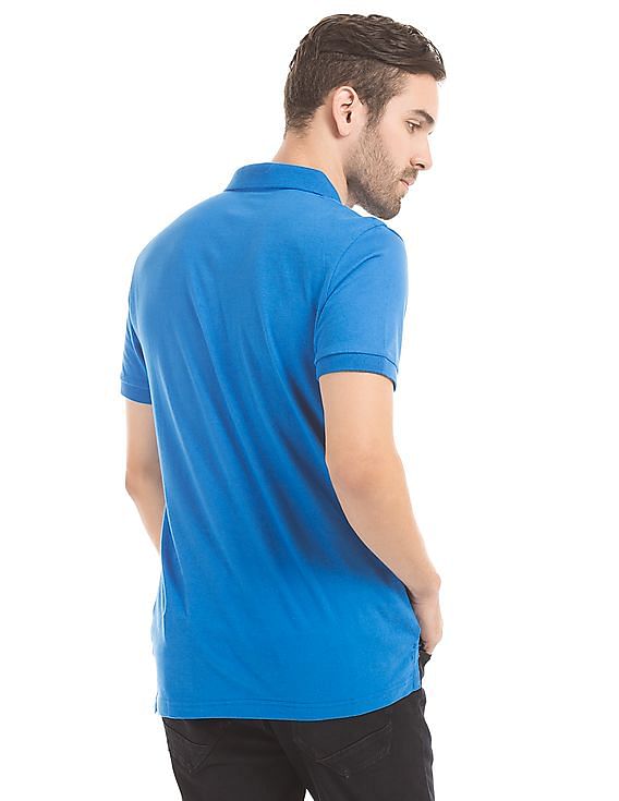 Aeropostale Solid Cotton Polo Shirt