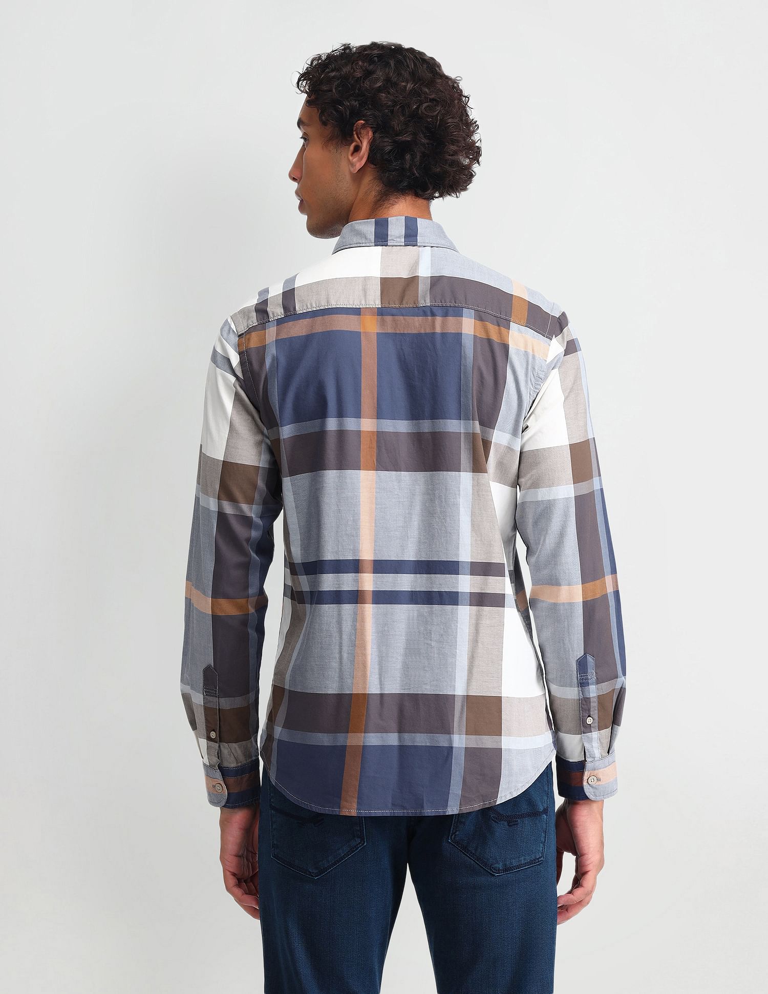 U.S. Polo Assn. Denim Co. Graph Checked Slim Fit Shirt