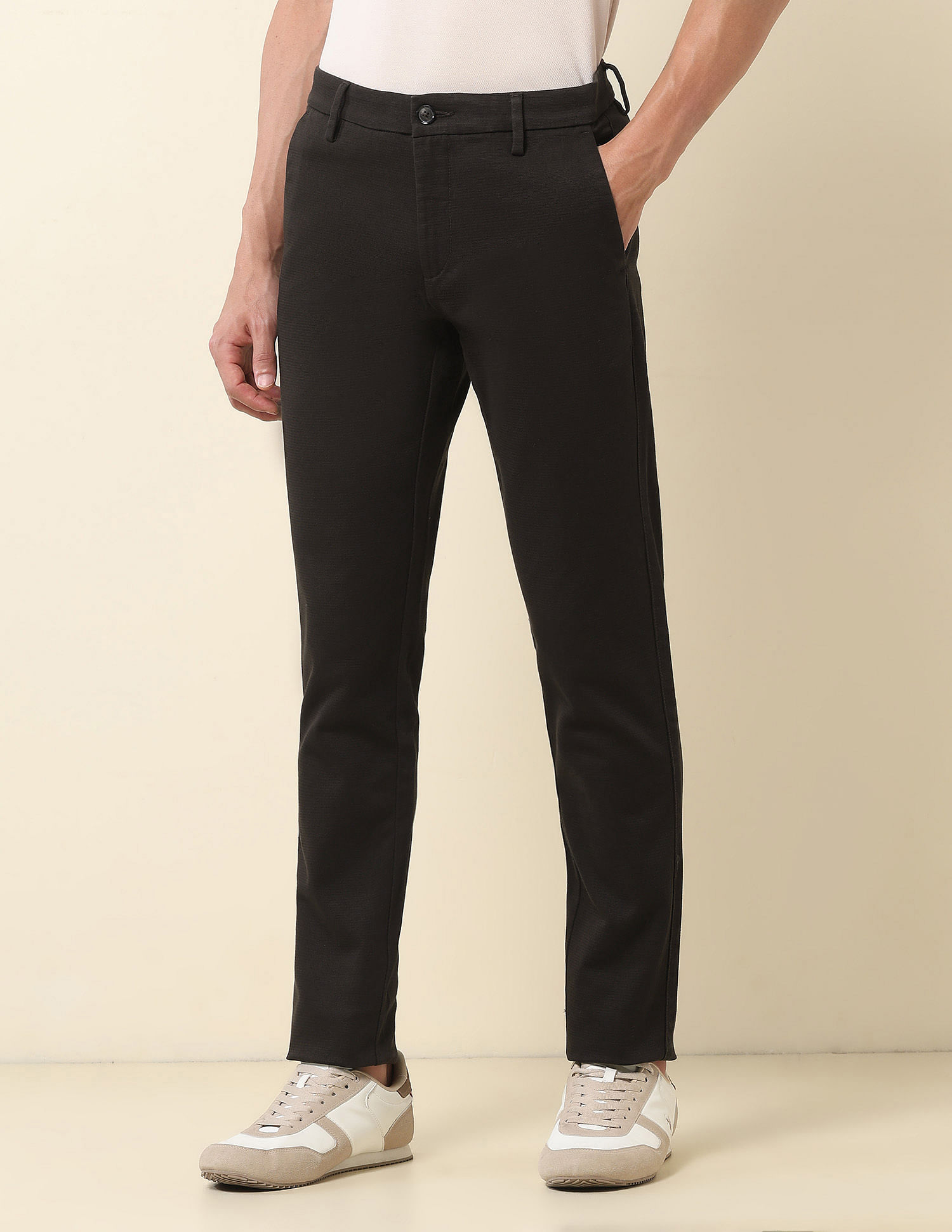 U.S. Polo Assn. Austin Slim Fit Dobby Trousers