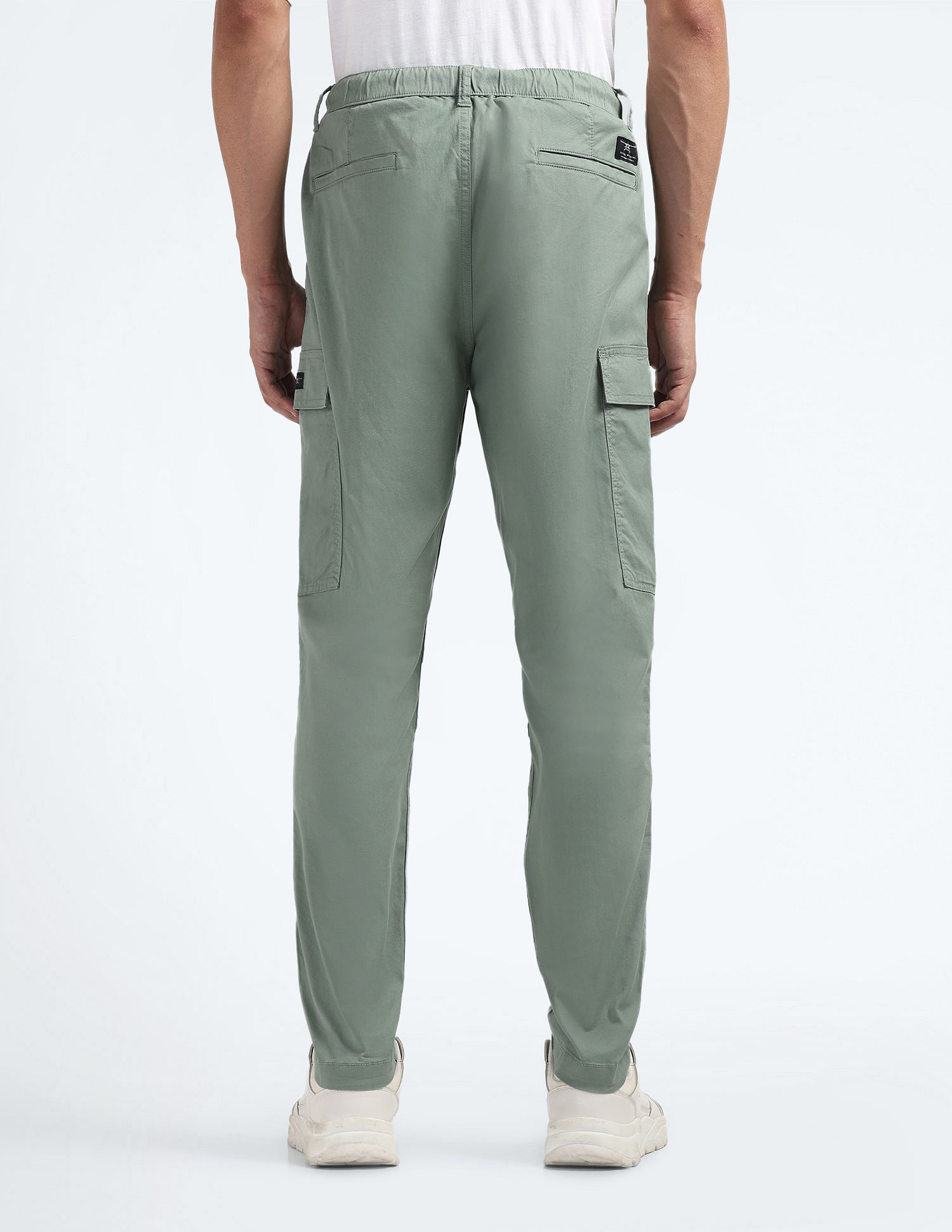 Flying Machine Mid Rise Slim Fit Cargo Pants