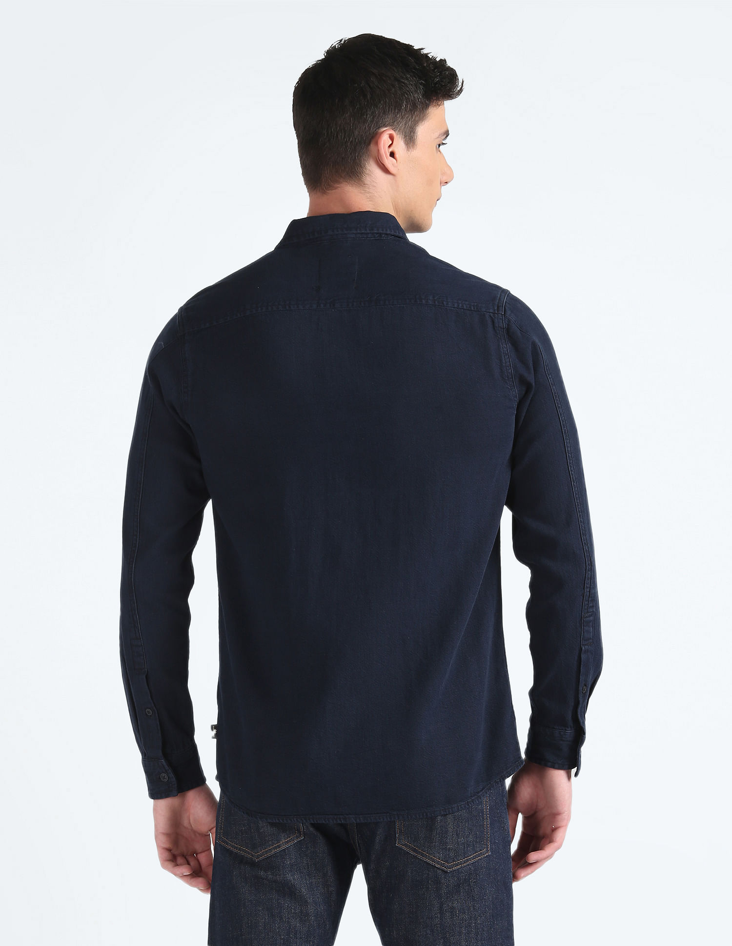 Flying Machine Slim Fit Denim Shirt