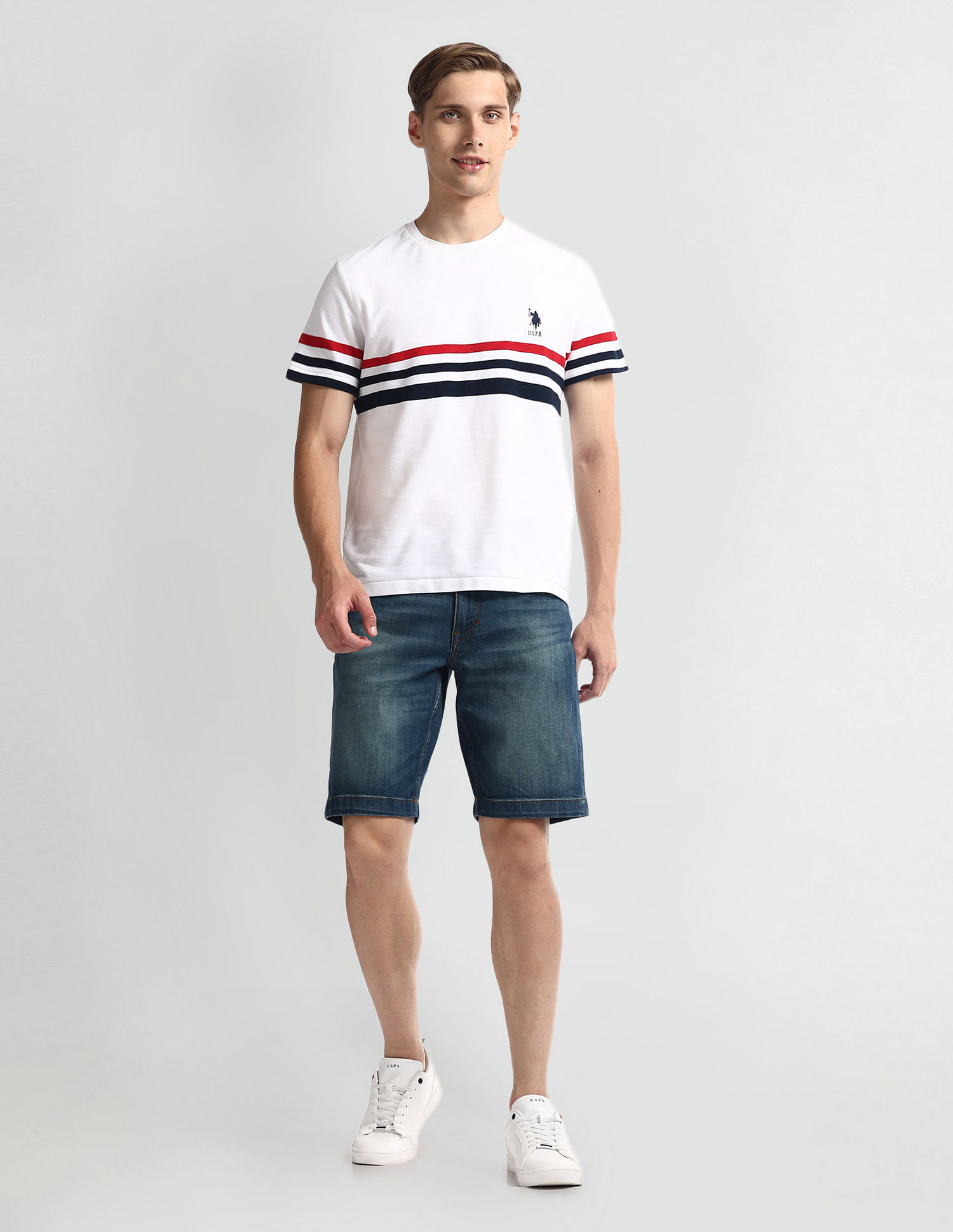 U.S. Polo Assn. Denim Co. Comfort Slim Fit Denim Shorts