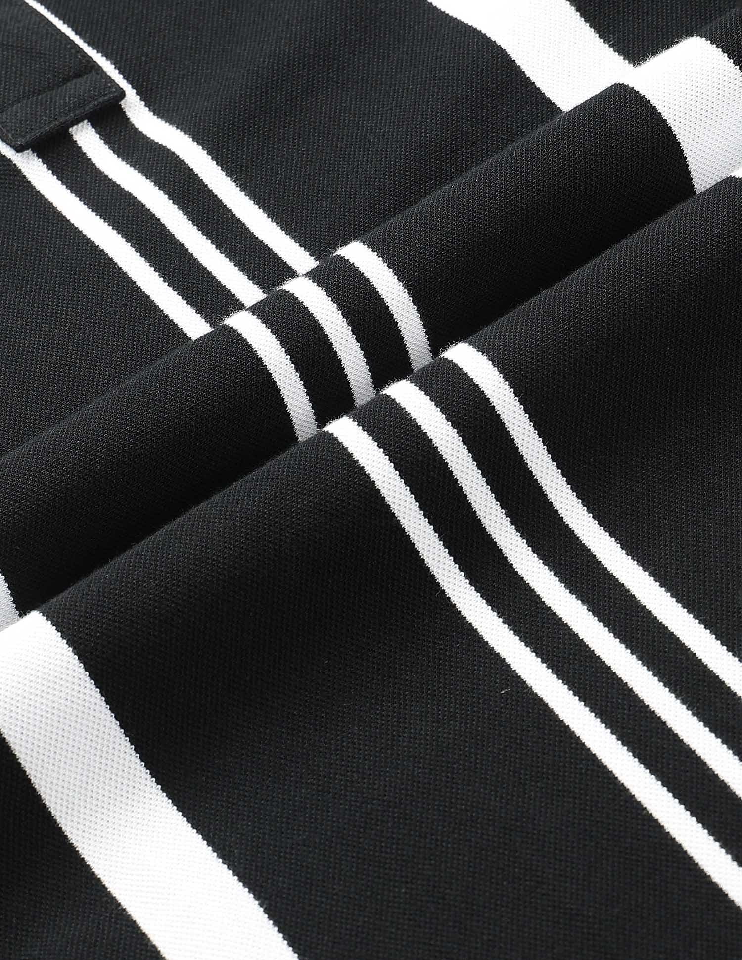 Arrow Sport Pure Cotton Vertical Striped Polo Shirt