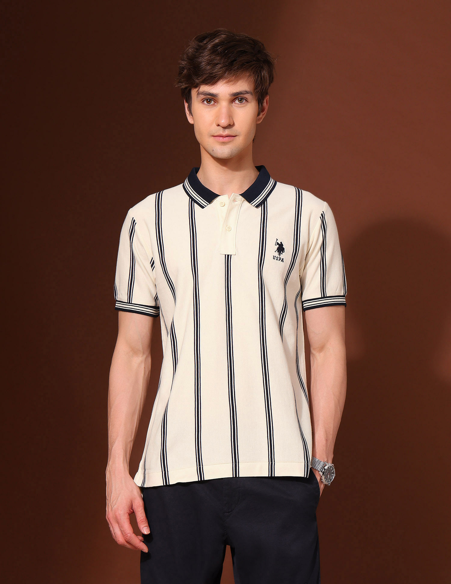 U.S. Polo Assn. Pure Cotton Work And Wander Polo Shirt