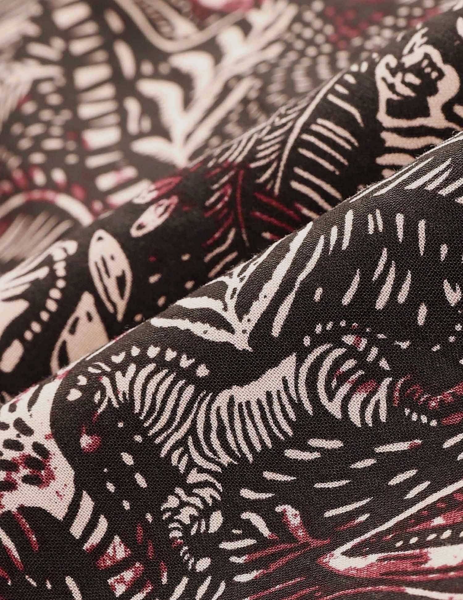 Flying Machine Tropical Print Cotton Shirt