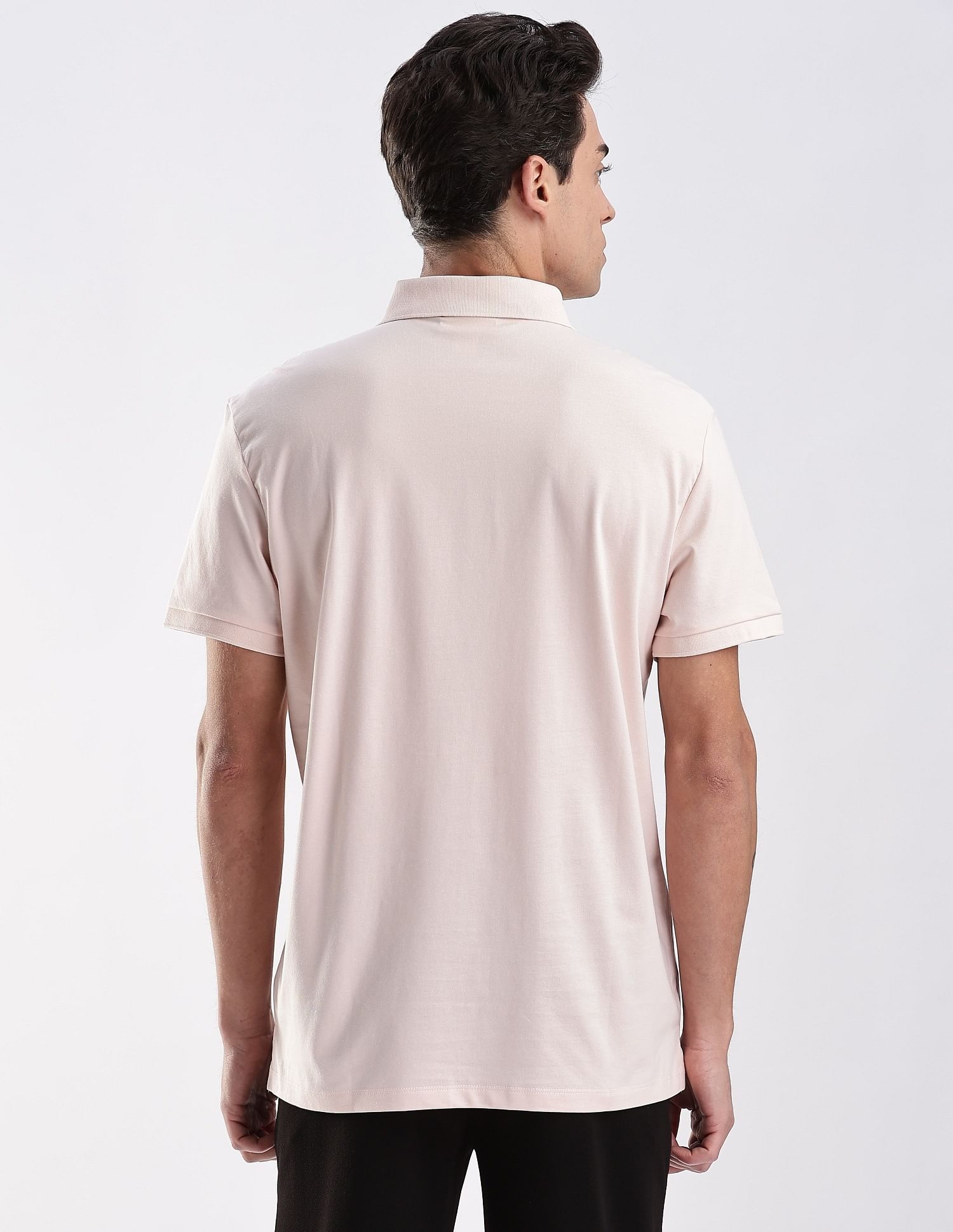 Calvin Klein Jeans Regular-Fit Solid Cotton Polo Shirt