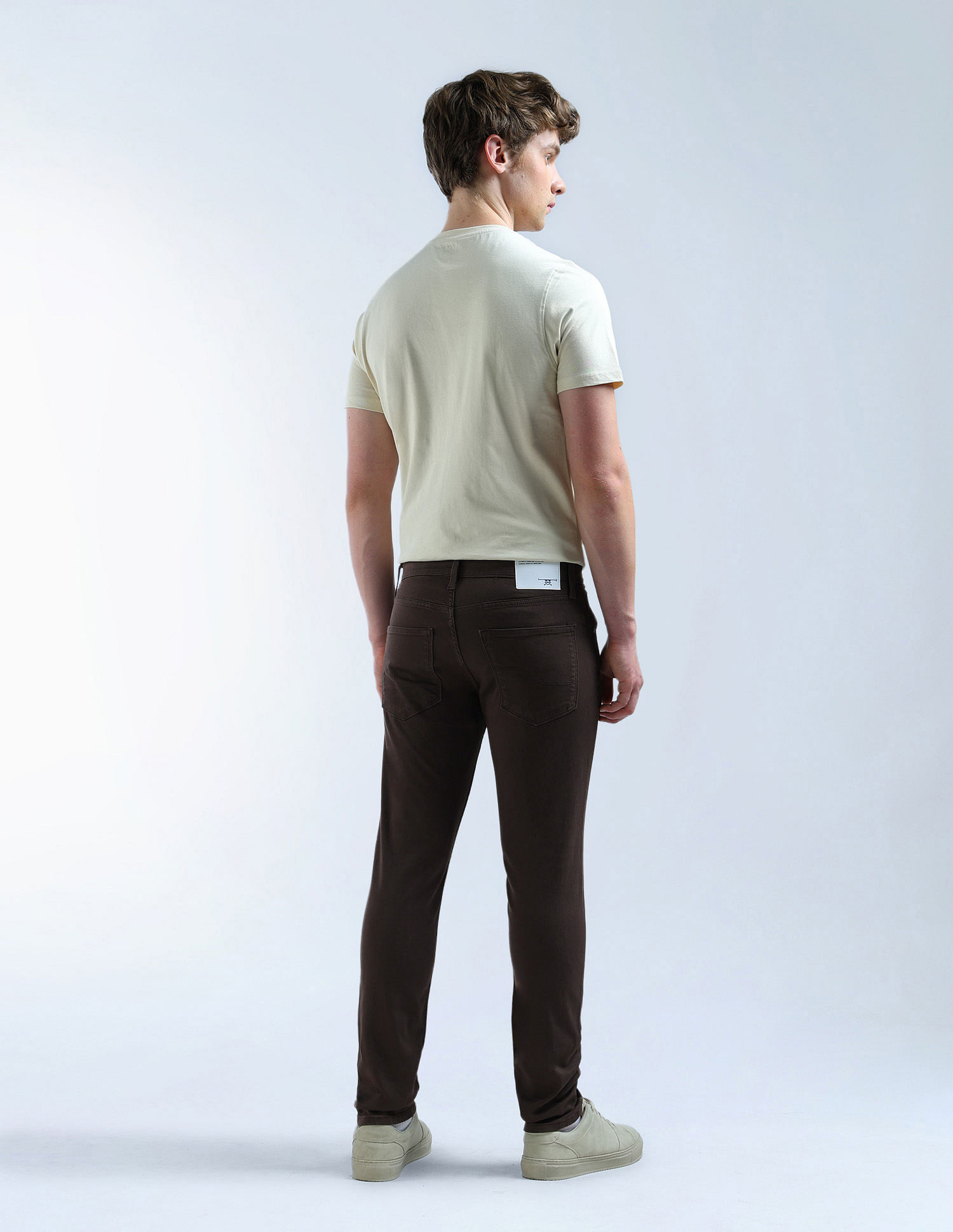 Flying Machine Slash Slim-Tapered Fit Mid Rise Jeans