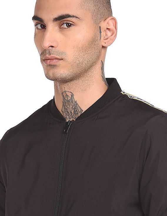 Flying Machine Long Sleeve High Neck Jacket