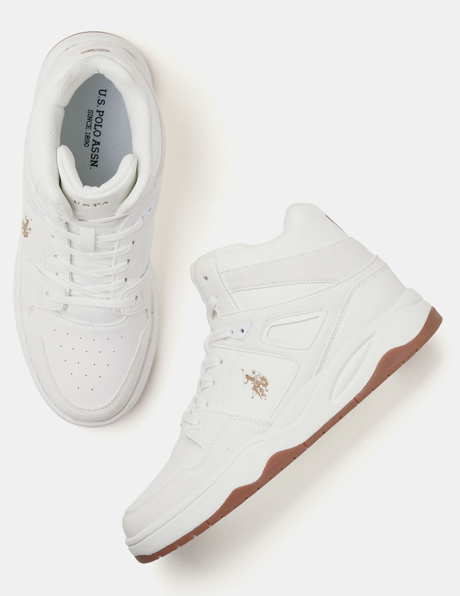 U.S. Polo Assn. Men Bruce Mid Top Sneakers