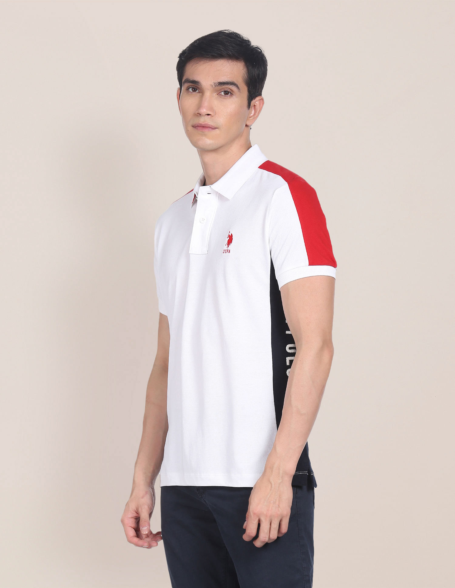 Embroidered Logo Cotton Pique Polo