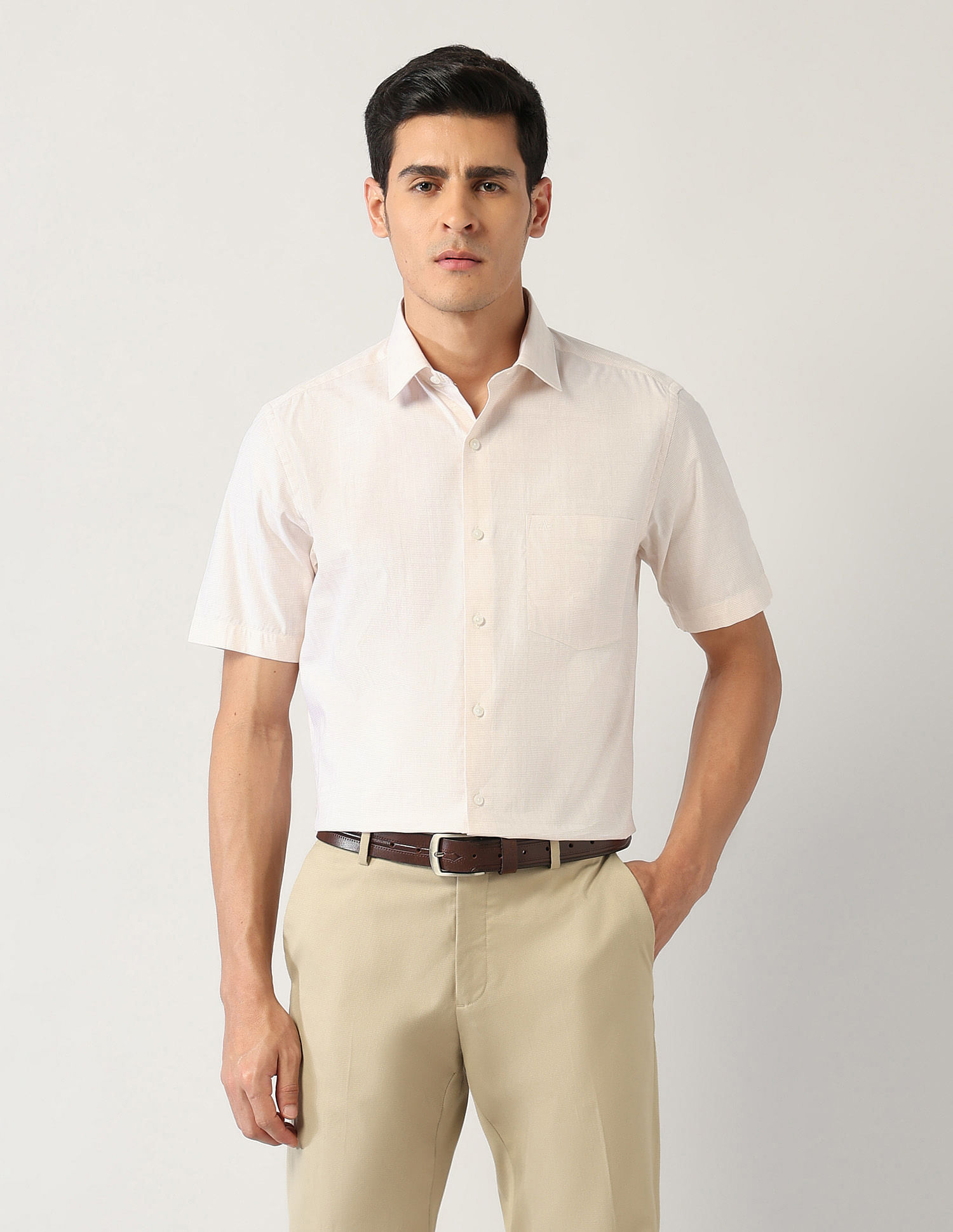 Arrow Liberty Classic Fit Textured Shirt