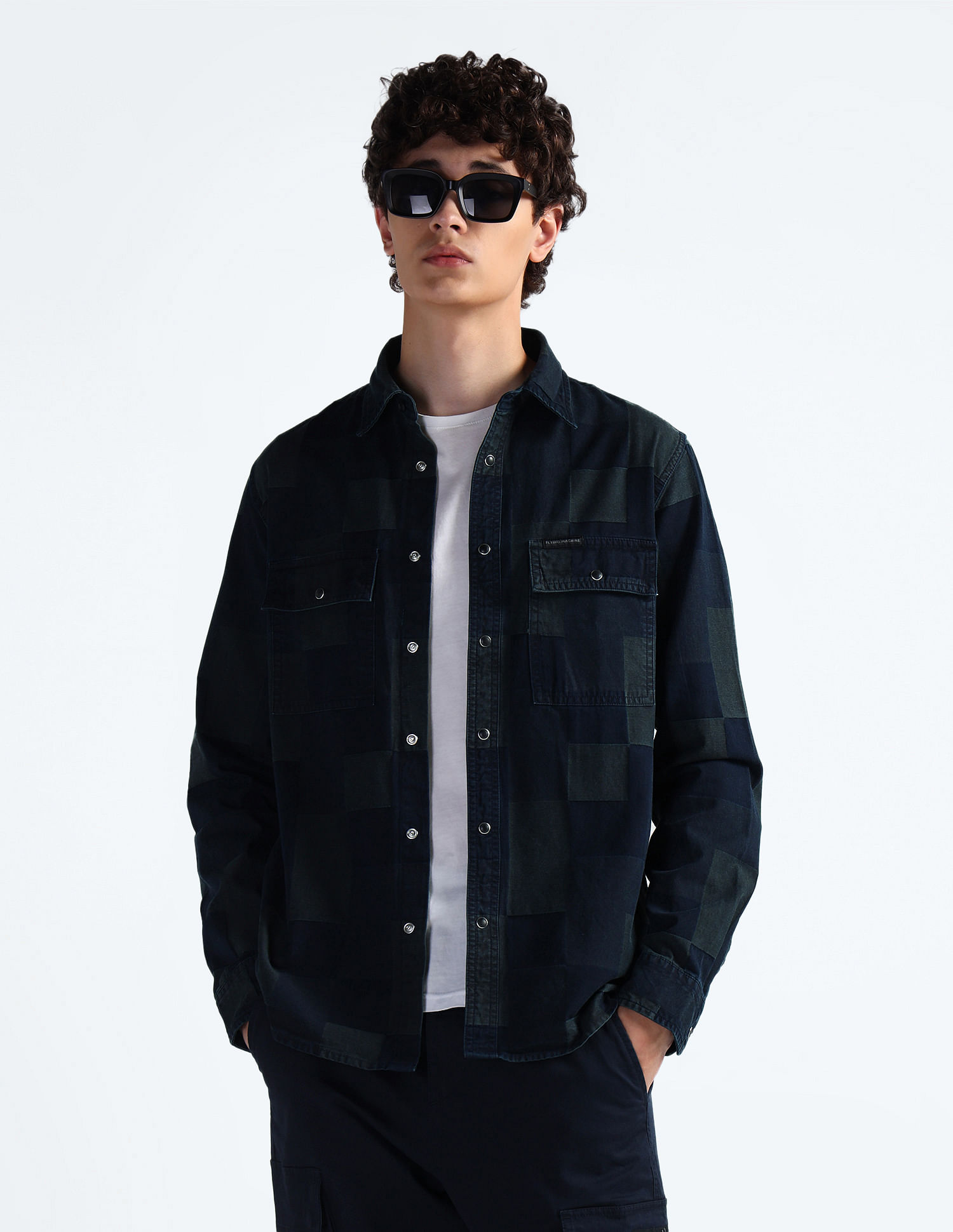 Flying Machine Pure Cotton Washed Shirt