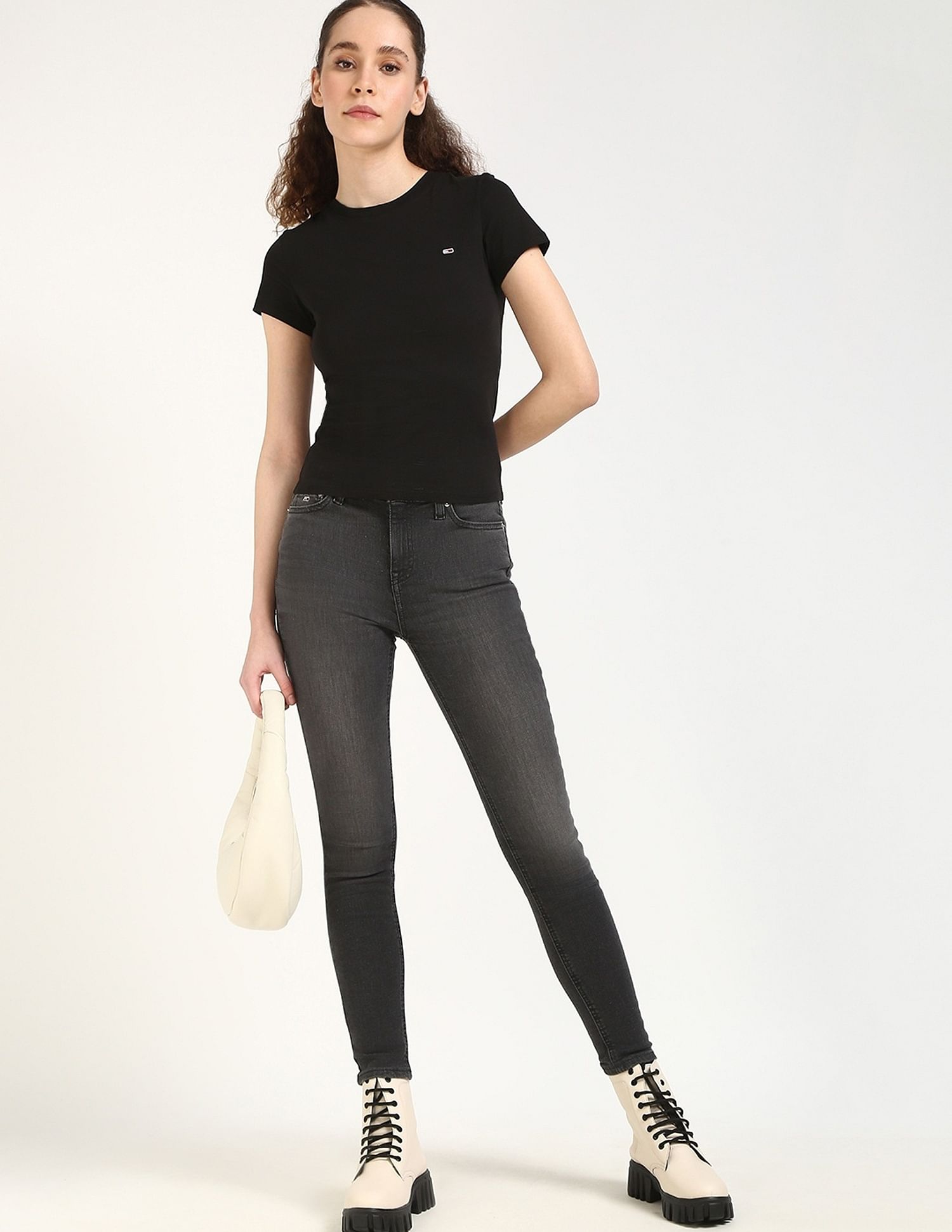 Tommy Hilfiger Solid Slim-Fit Cotton T-Shirt