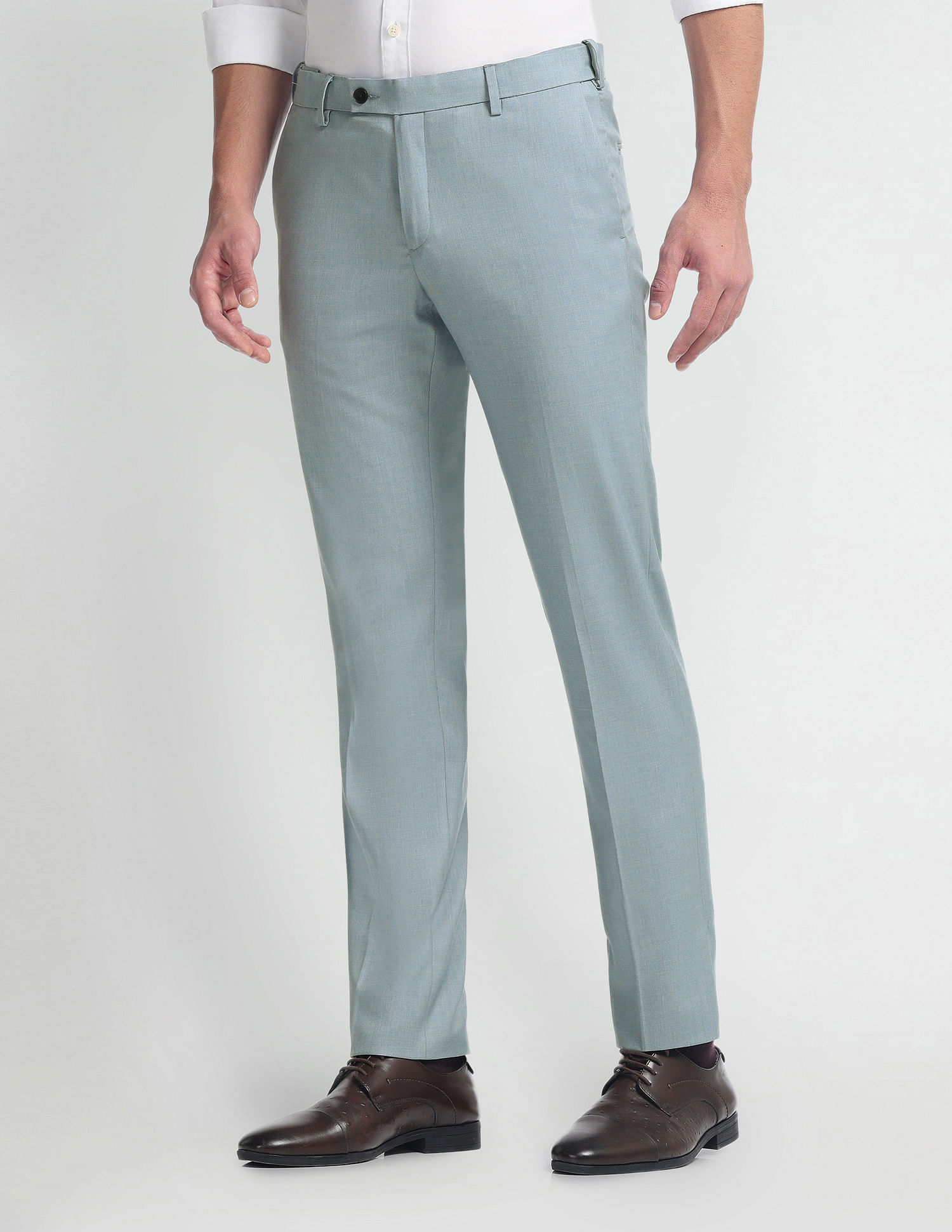 Arrow Heathered Slim Autoflex Trousers