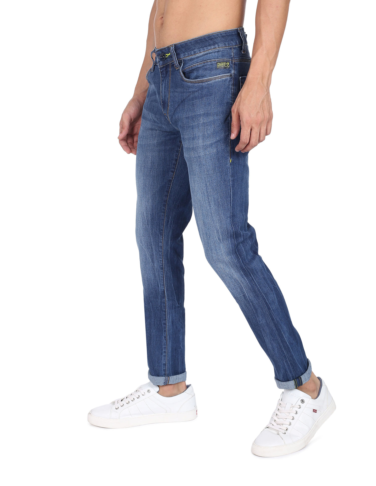 Flying Machine Stone Wash Jackson Super Skinny Fit F-Lite Jeans