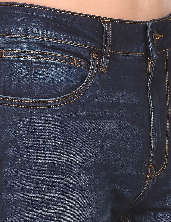 Flying Machine Michael Slim Tapered Fit Mid Rise Jeans