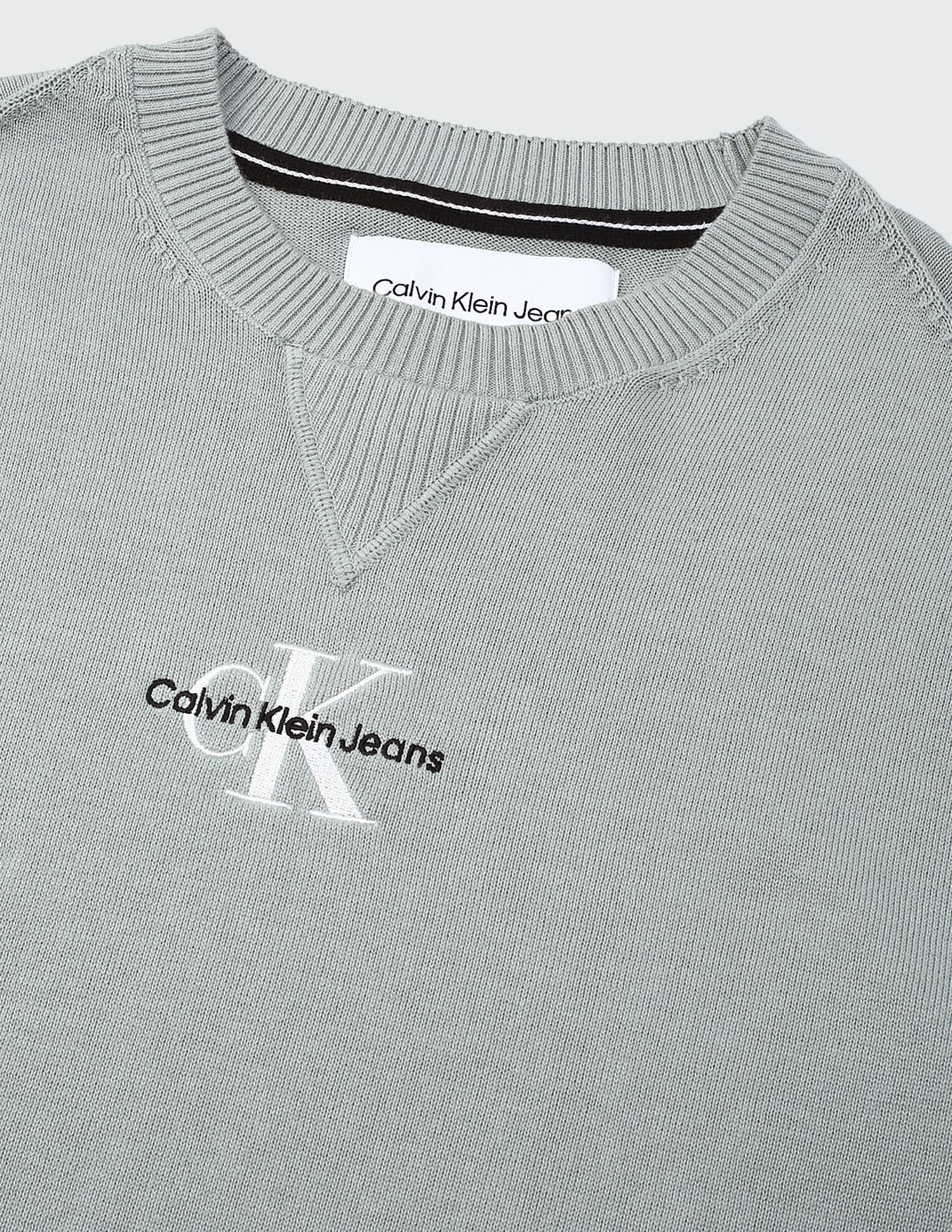 Calvin Klein Transitional Cotton Monogram Sweater
