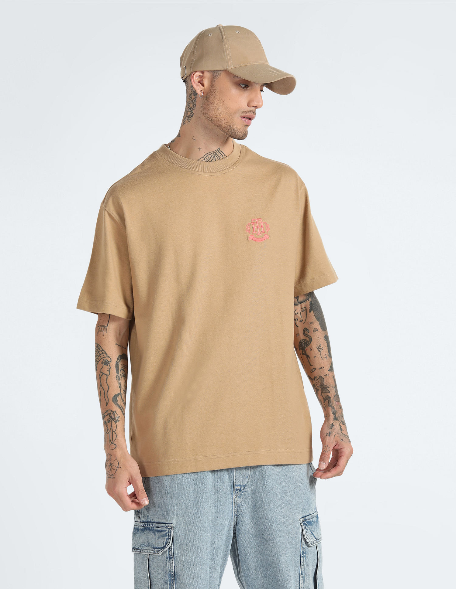 Tommy Hilfiger Monogram Jersey Solid T-Shirt