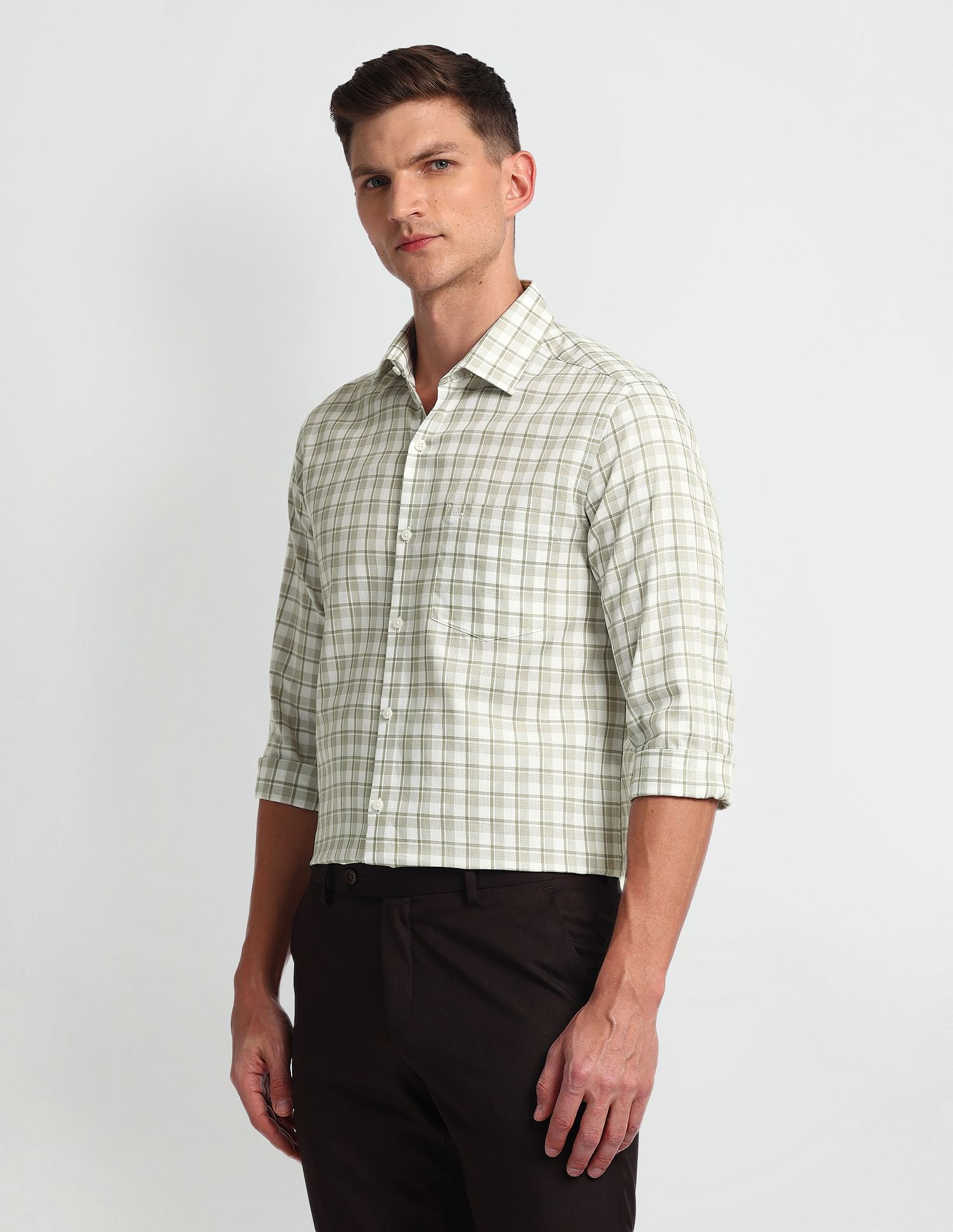 Arrow Manhattan Slim Cotton Shirt