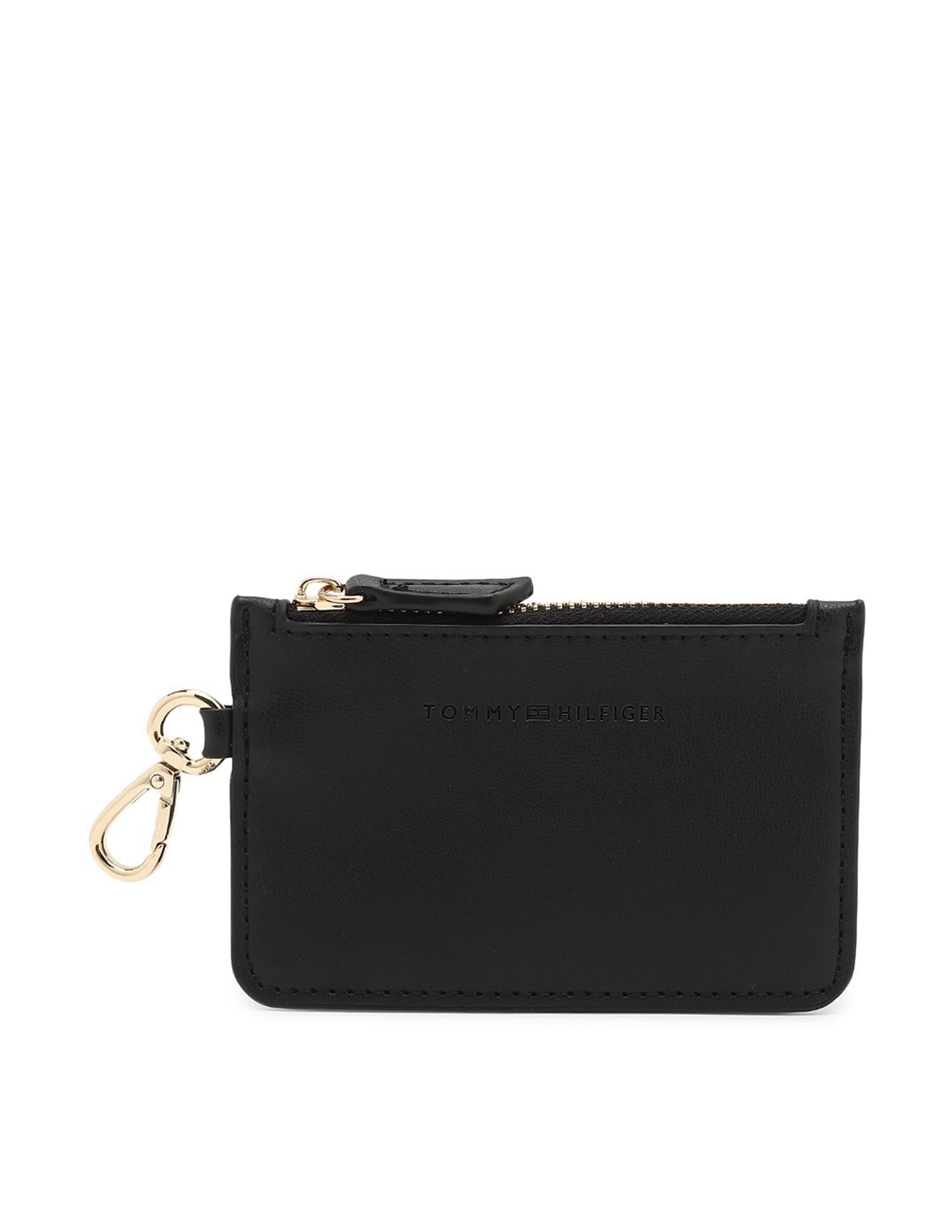 Tommy Hilfiger Textured Black PU Sling Bag