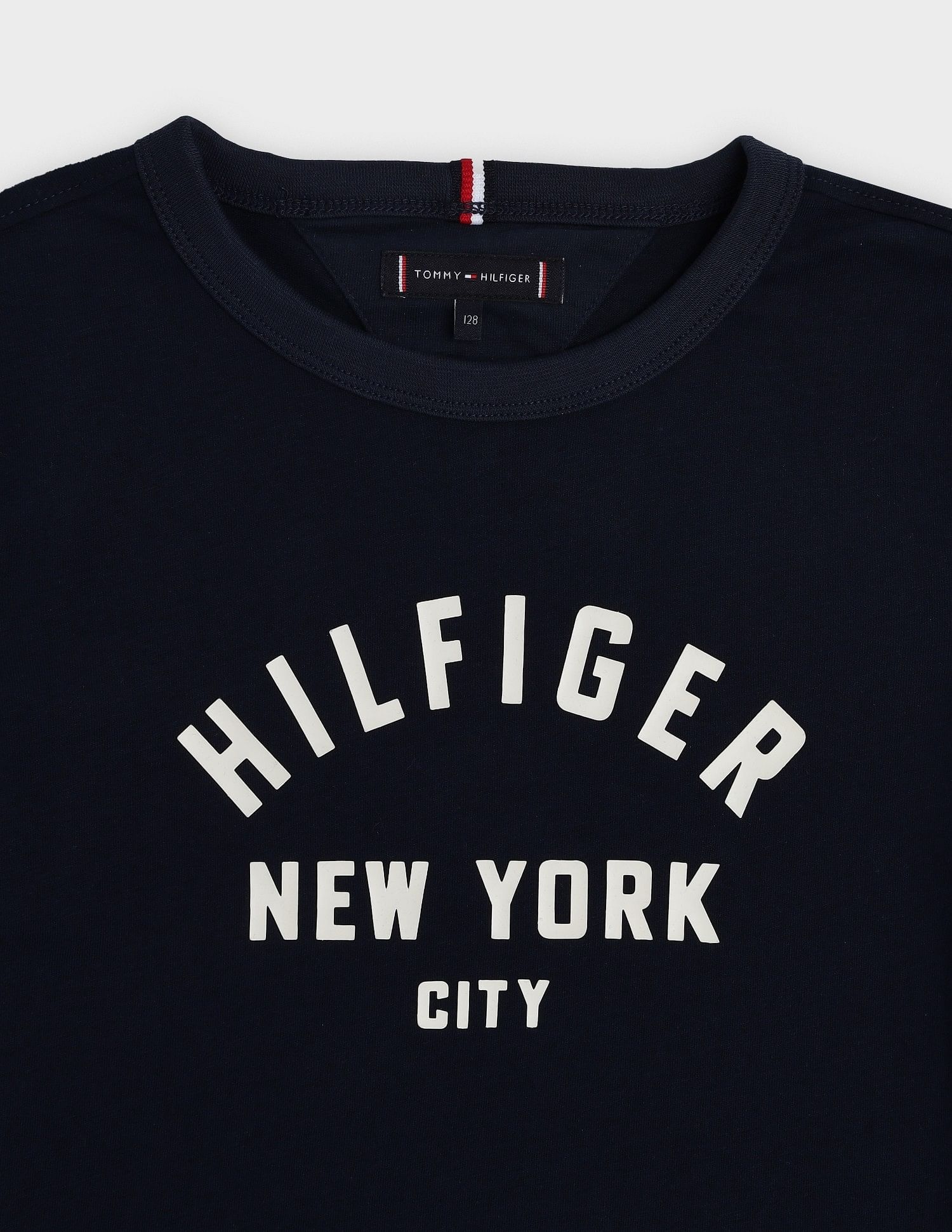 Tommy Hilfiger Kids Boys Logo Regular Fit Cotton T-Shirt