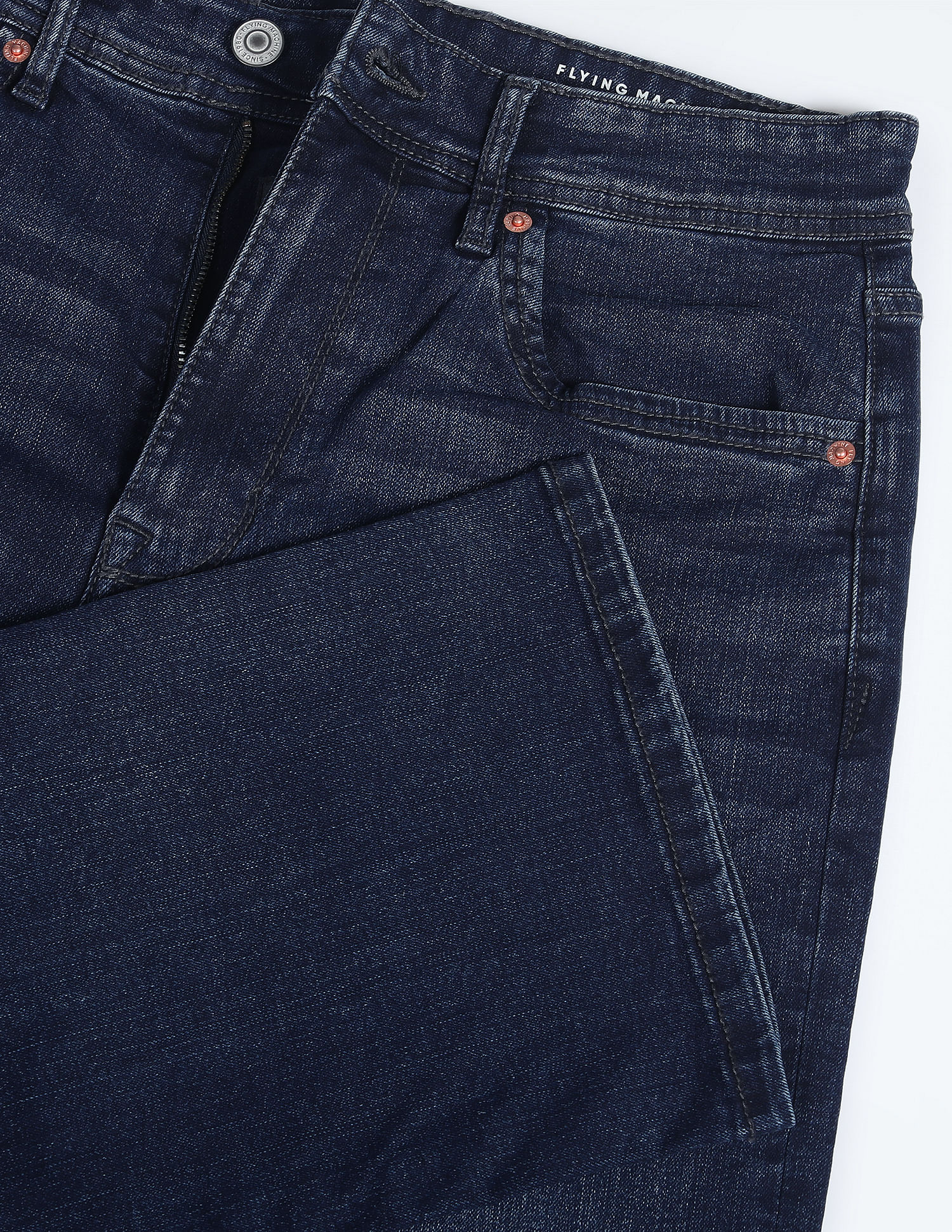 Flying Machine Mid Rise Bootcut Jeans