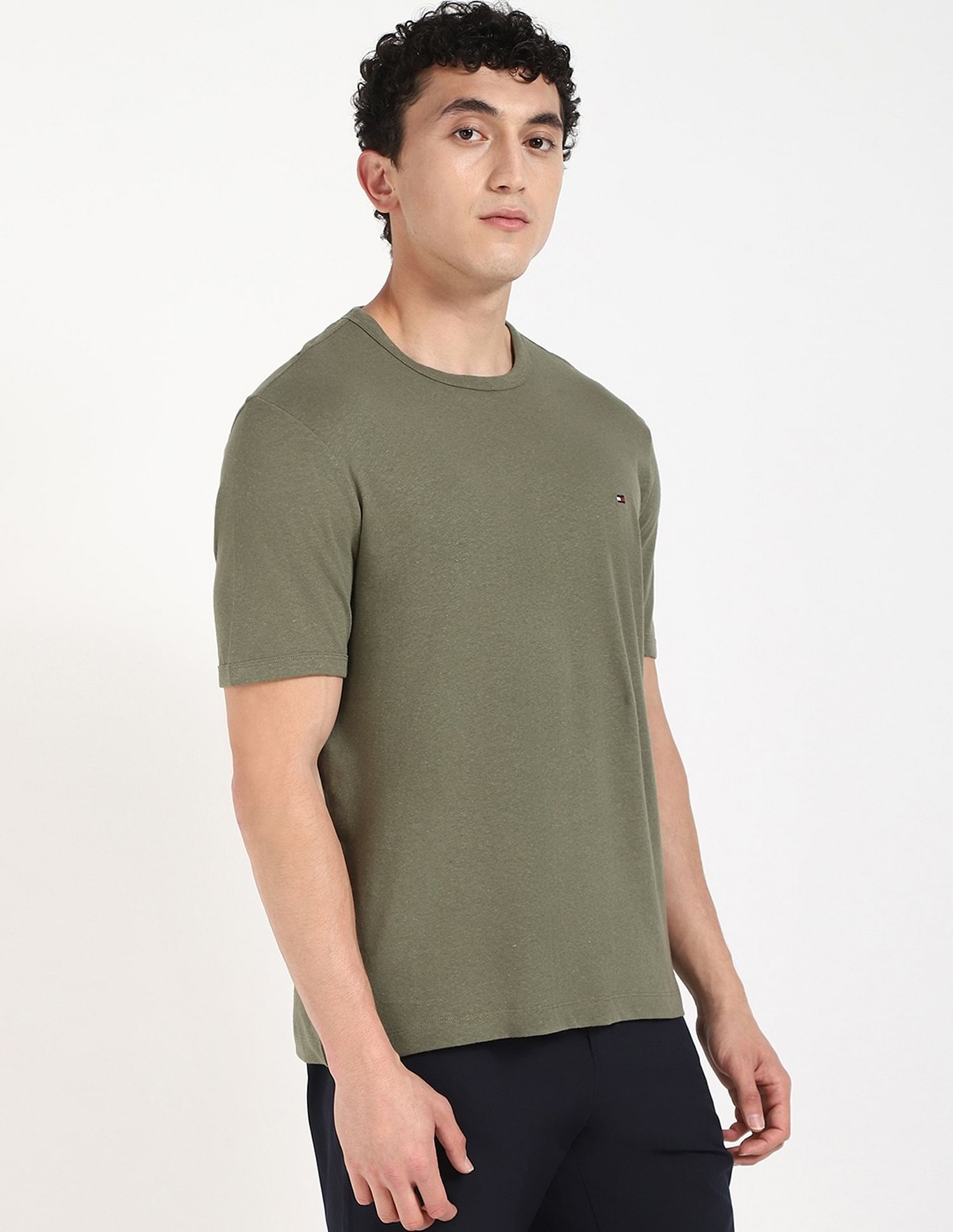 Tommy Hilfiger Solid Regular Fit T-shirt