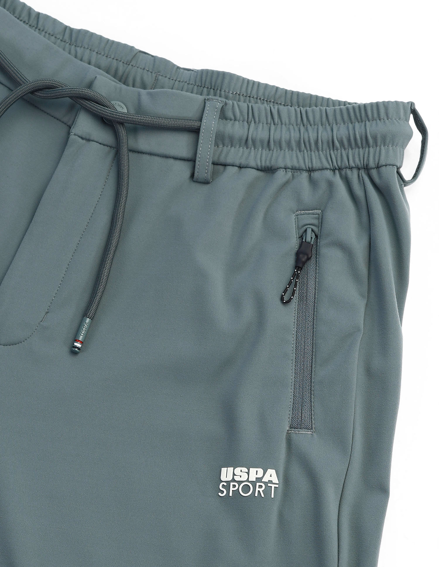 USPA Active Slim Fit Solid Active Track Pants