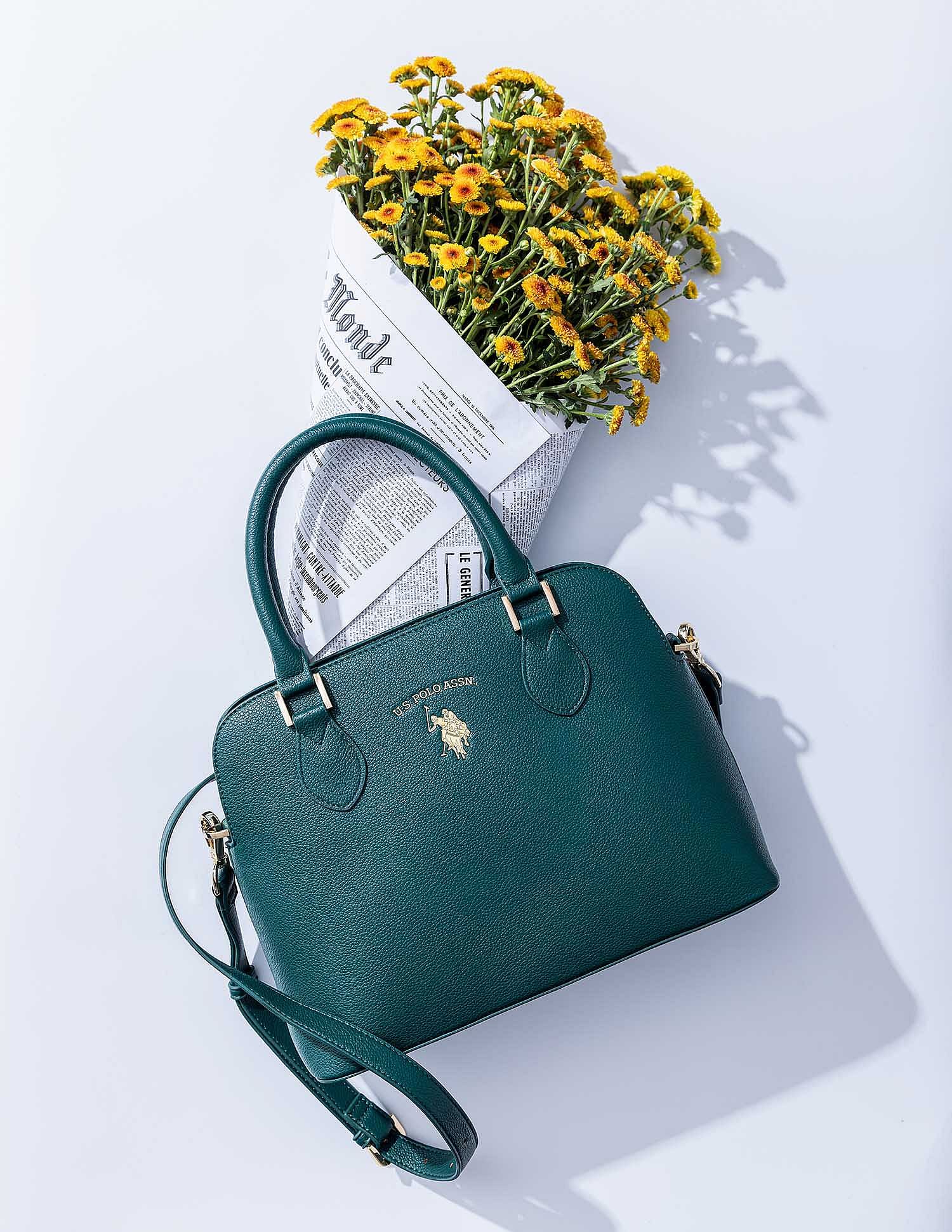 U.S. Polo Assn. Beth Monogram Dome Handbag