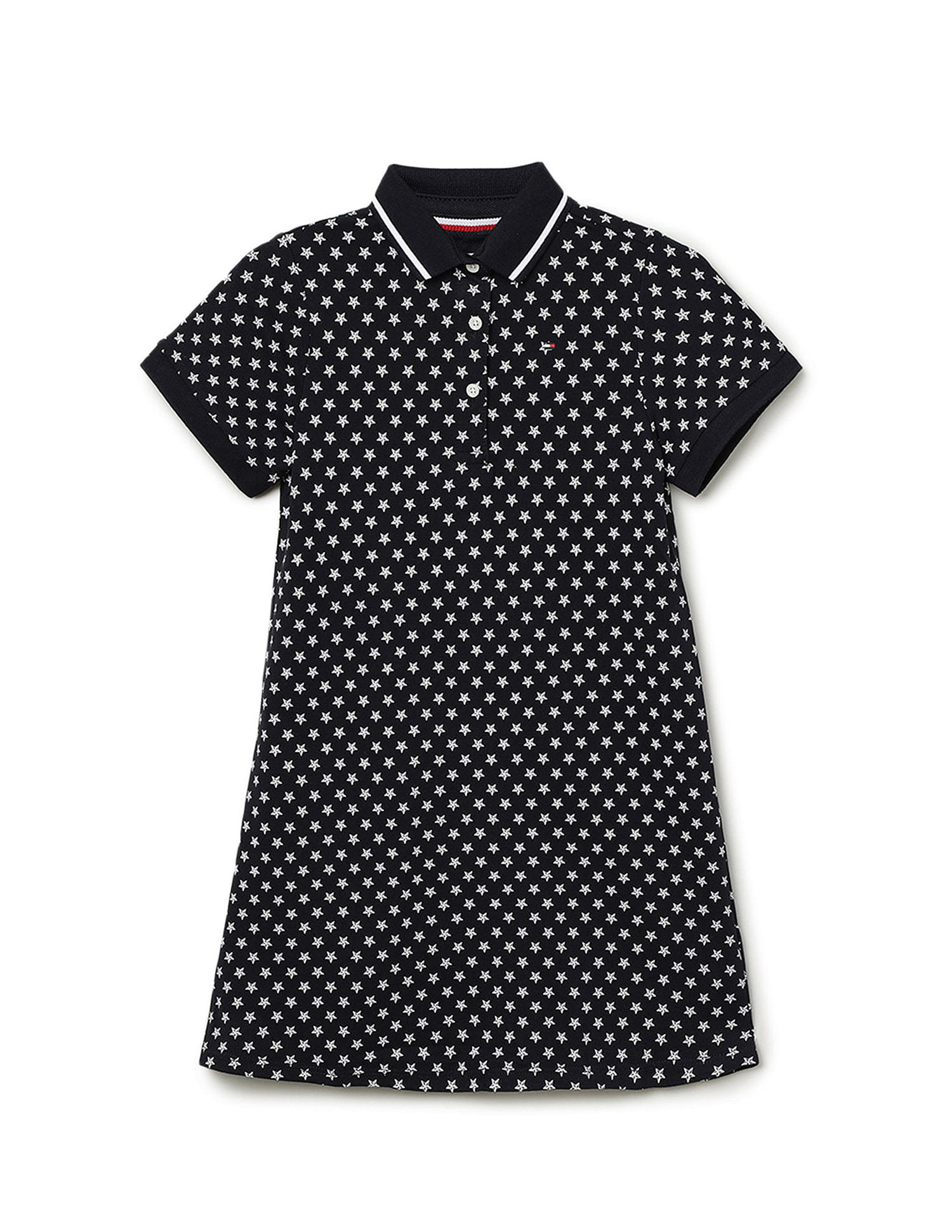 Tommy Hilfiger Kids Girls Polo Collar Dress