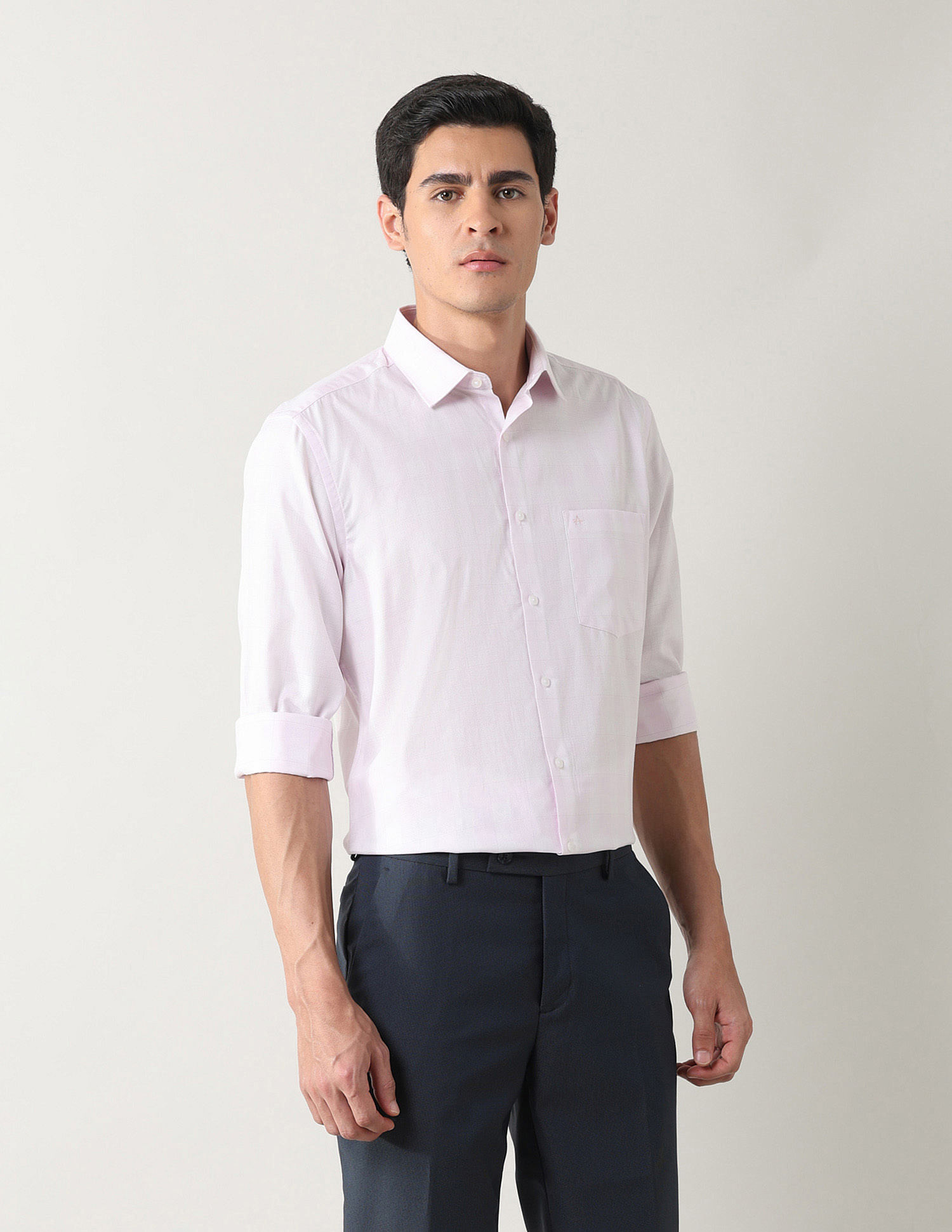 Arrow Textured Liberty Classic Fit Shirt
