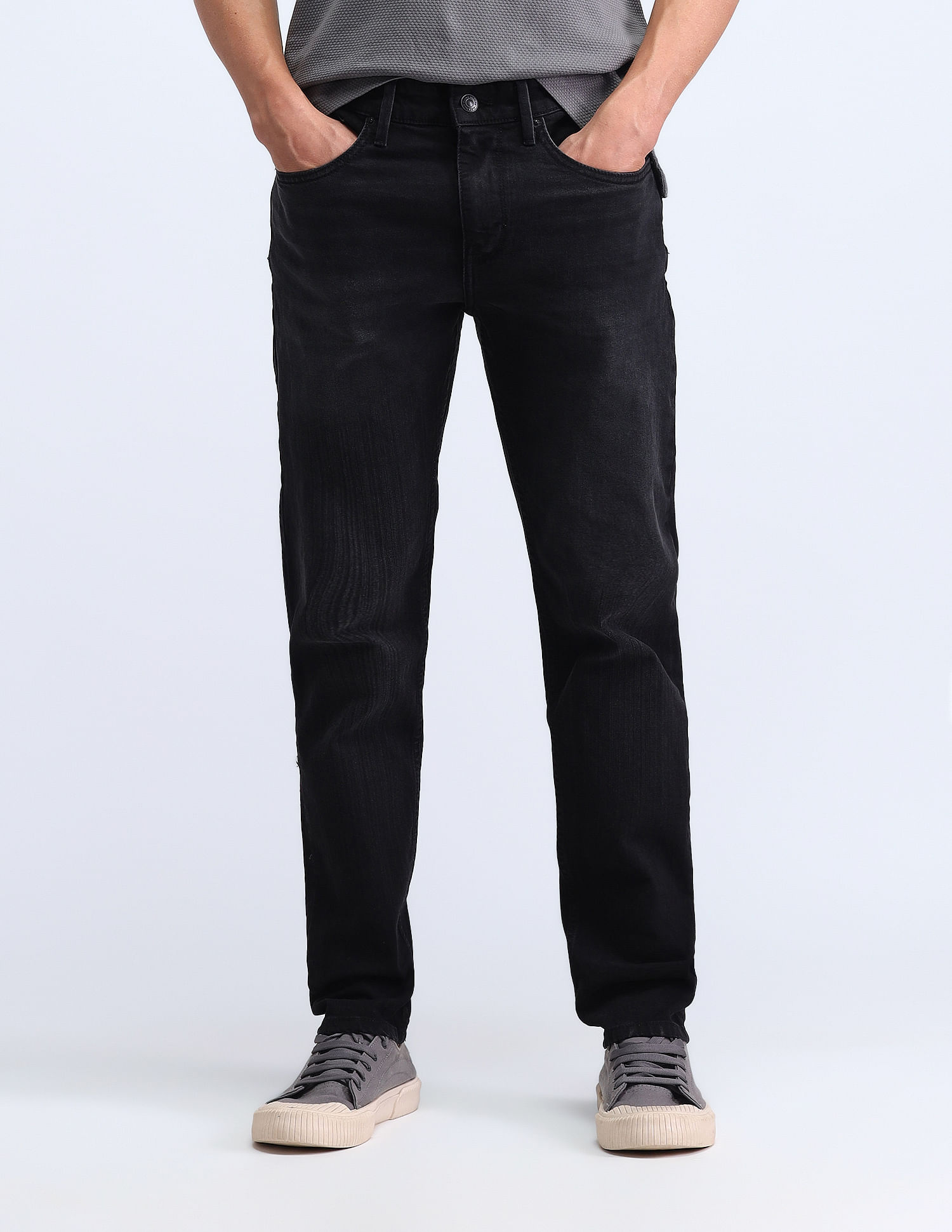 Flying Machine Slash Slim Tapered Jeans