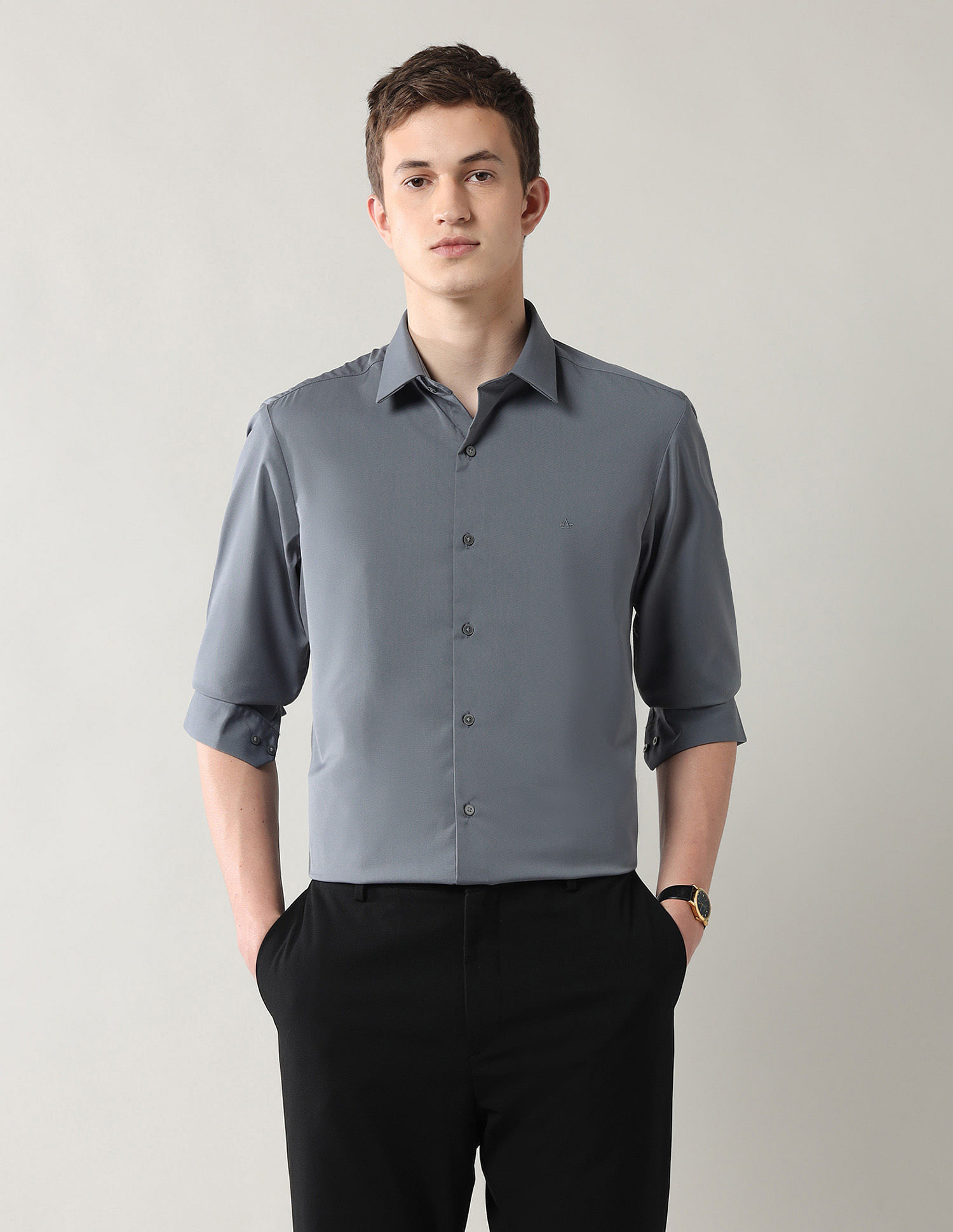 Arrow Newyork Brooklyn Ultra Slim Fit Twill Shirt