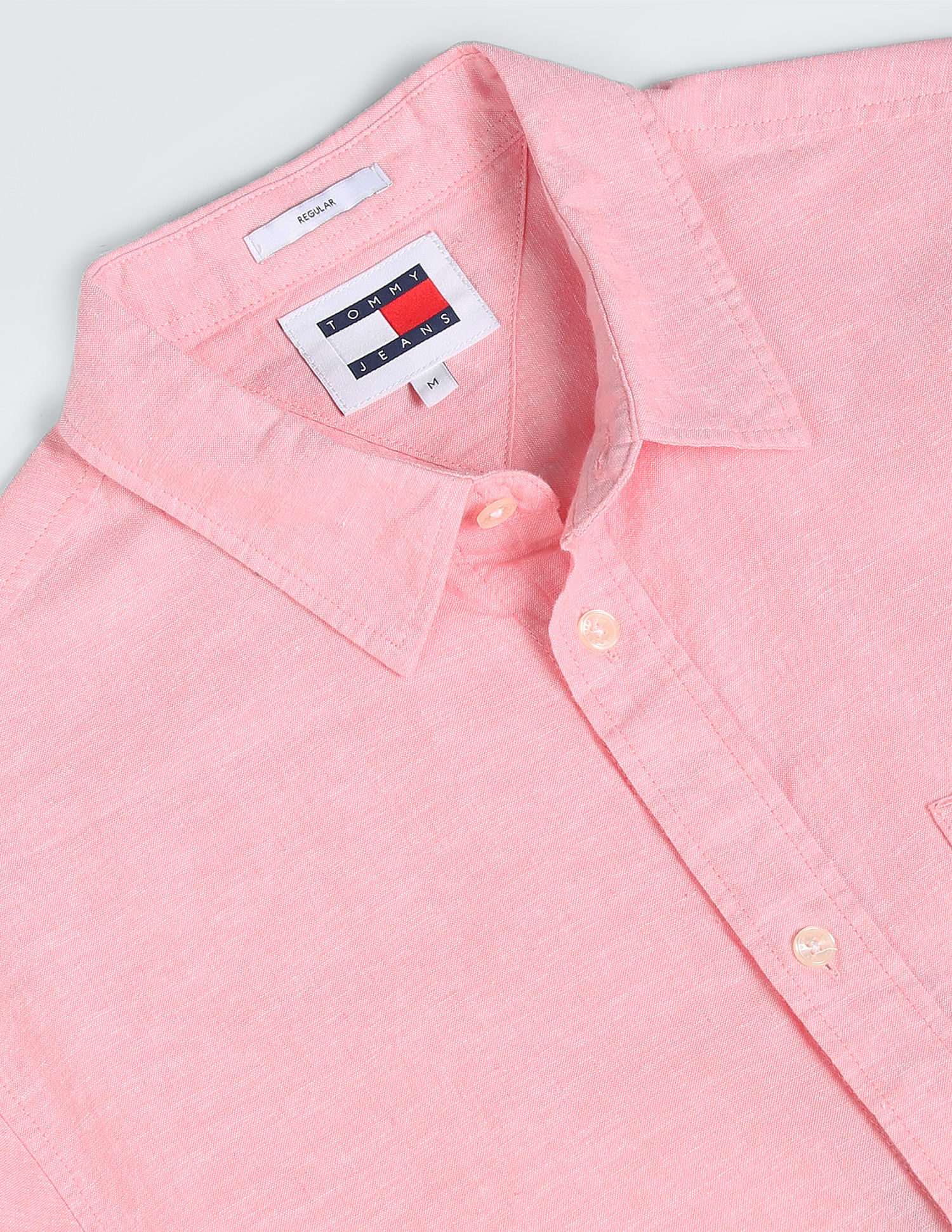 Tommy Hilfiger Chest Pocket Cotton Linen Shirt