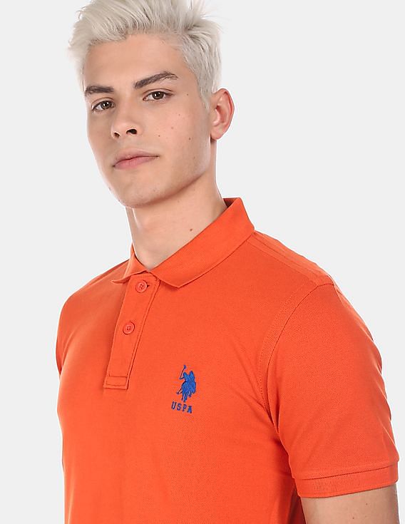 U.S. Polo Assn. Standard Fit Pique Polo Shirt