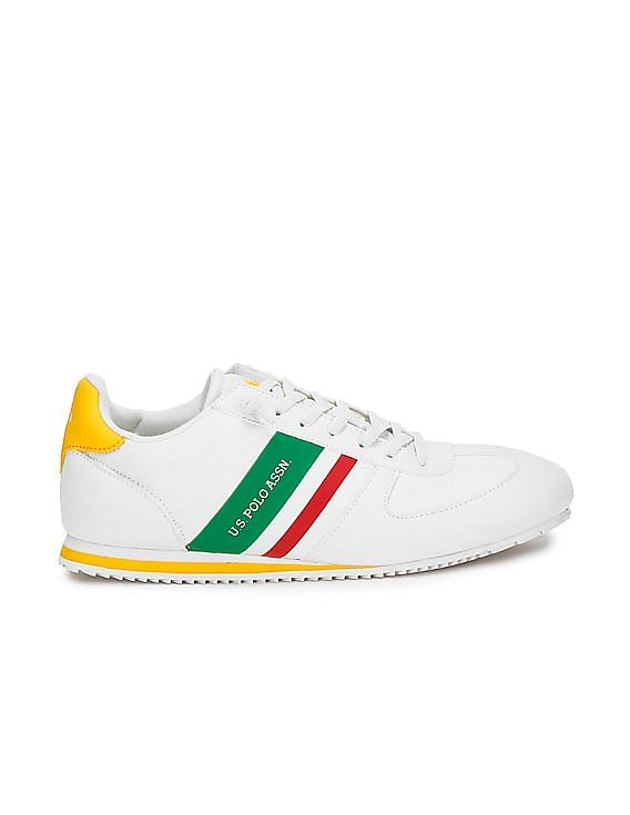 U.S. Polo Assn. Men Panelled Brand Stripe Nemsy Sneakers