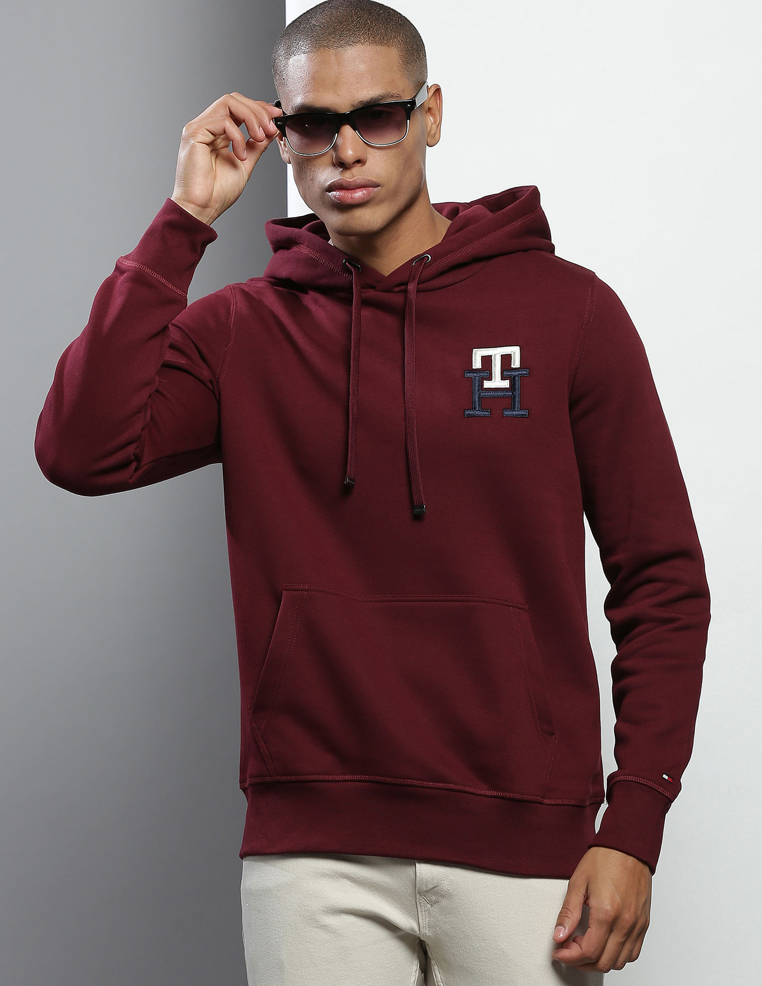 purple tommy jeans hoodie