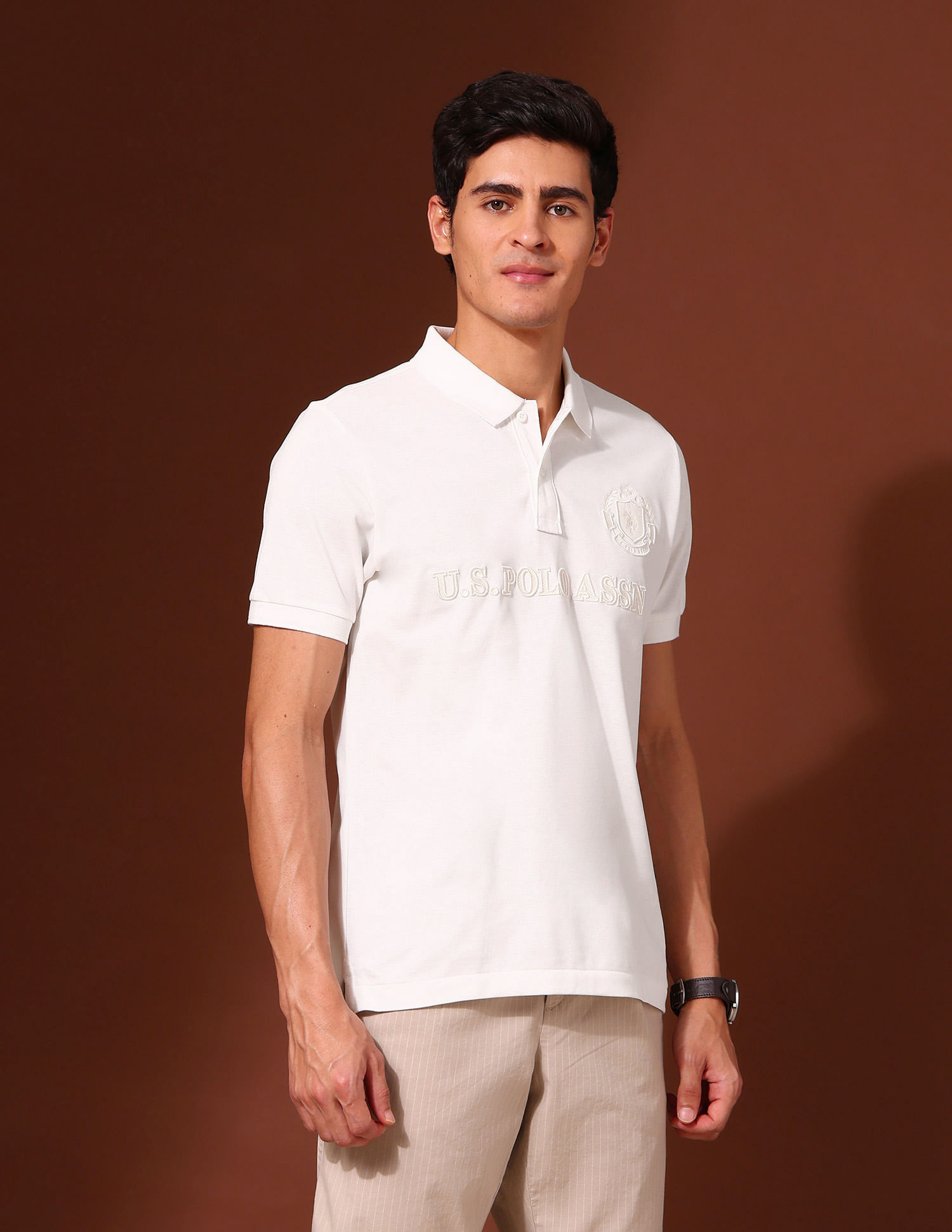 U.S. Polo Assn. Brand Embroidered Classic Polo Shirt